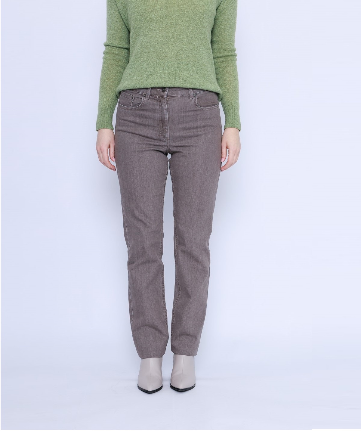 Женские серые джинсы Кэри   281535