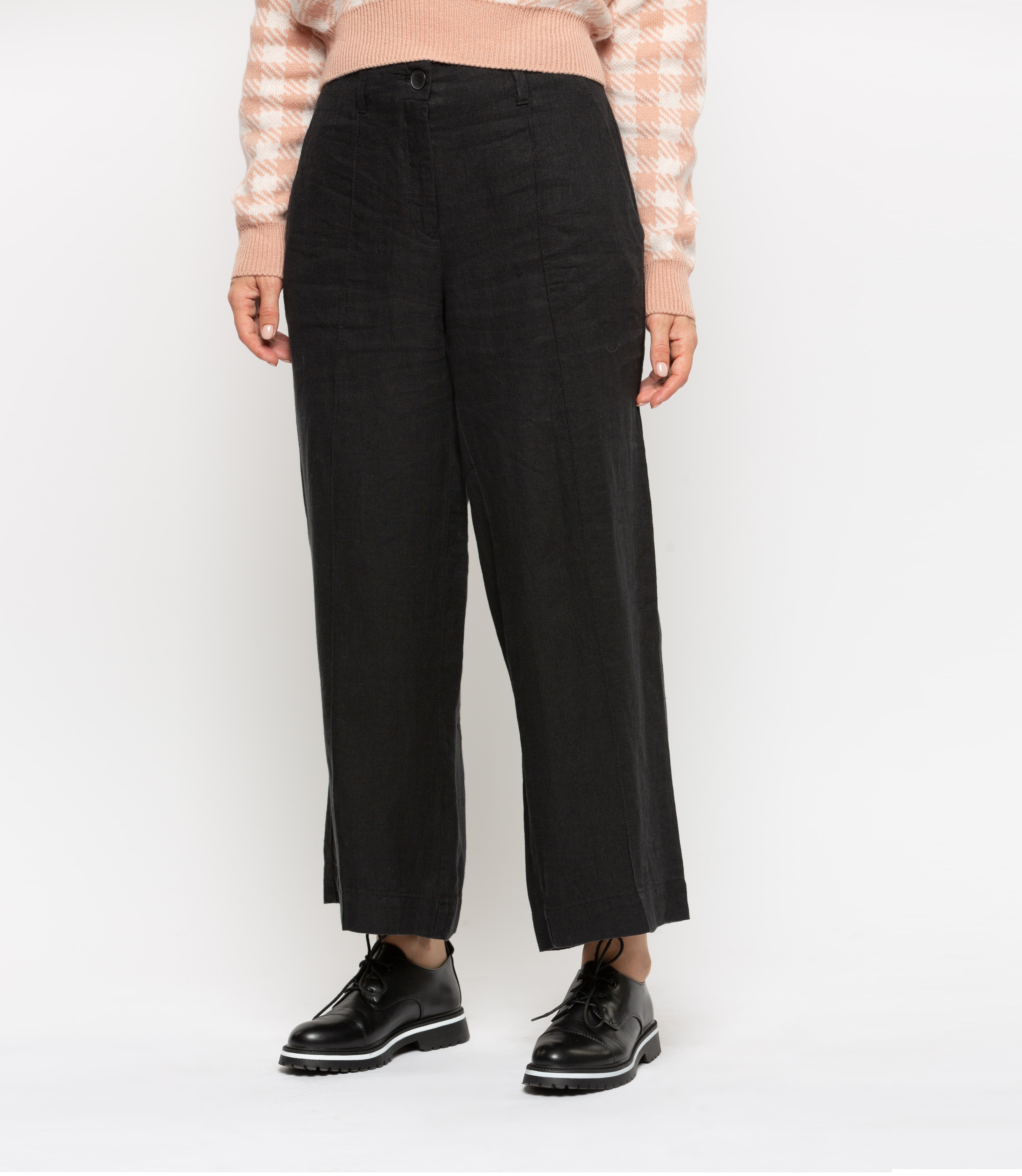 Женские брюки-кюлоты изо льна Jacky   214780