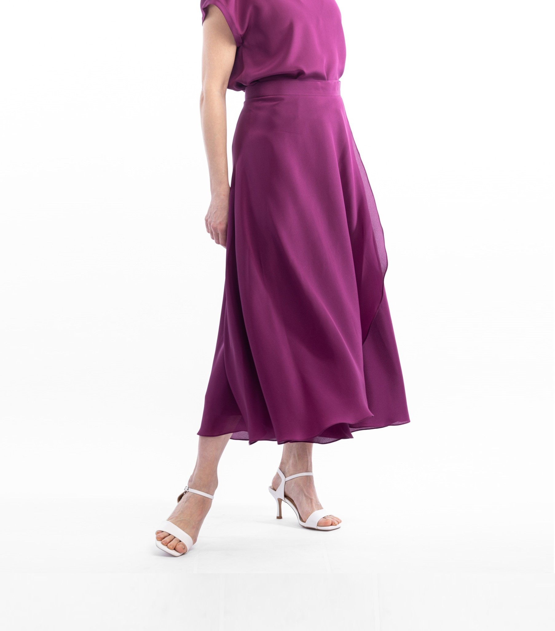 Шелковая юбка на запах Милена   292051