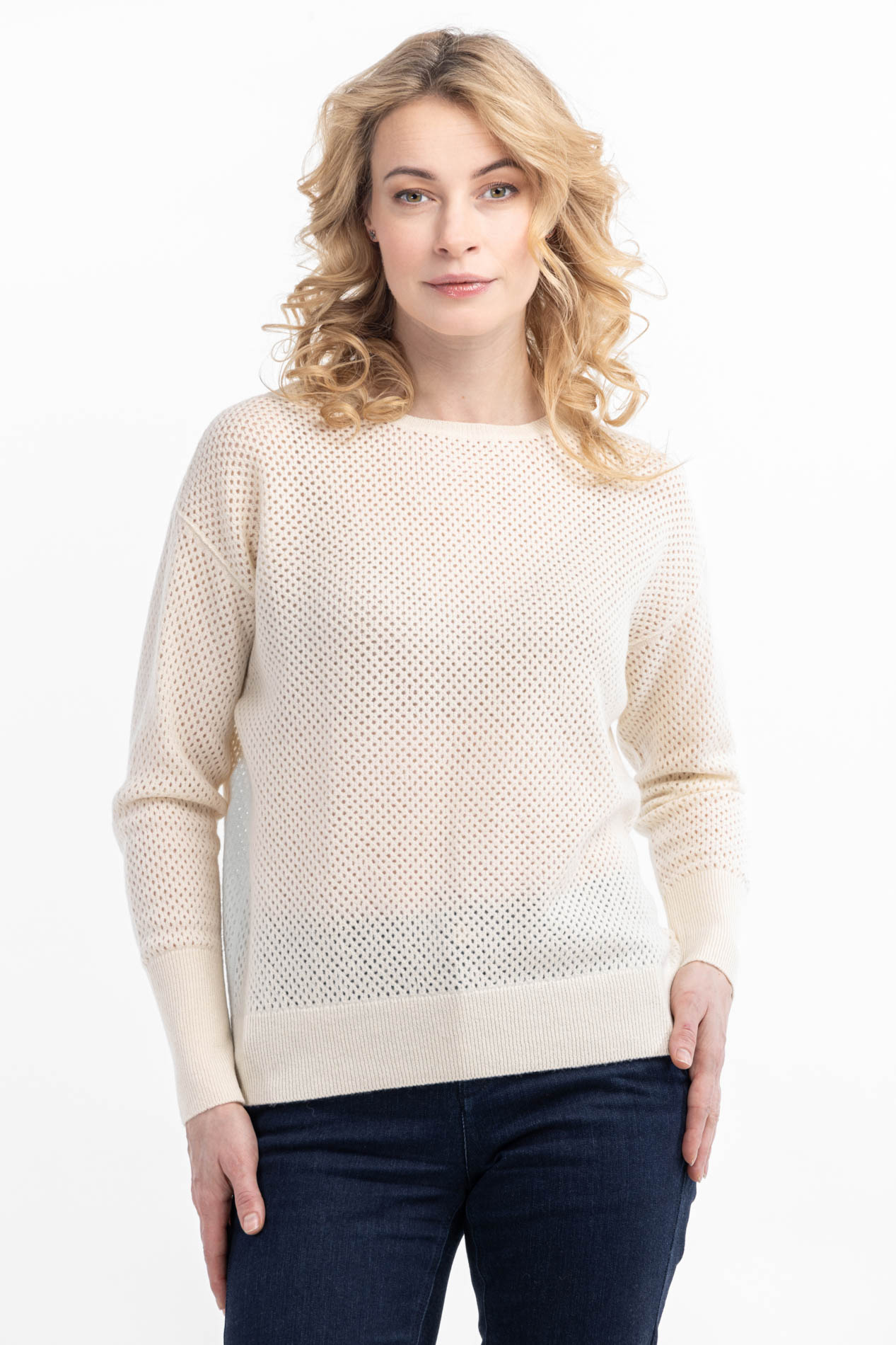 Джемпер сетка из пуха верблюжонка Авита   289564