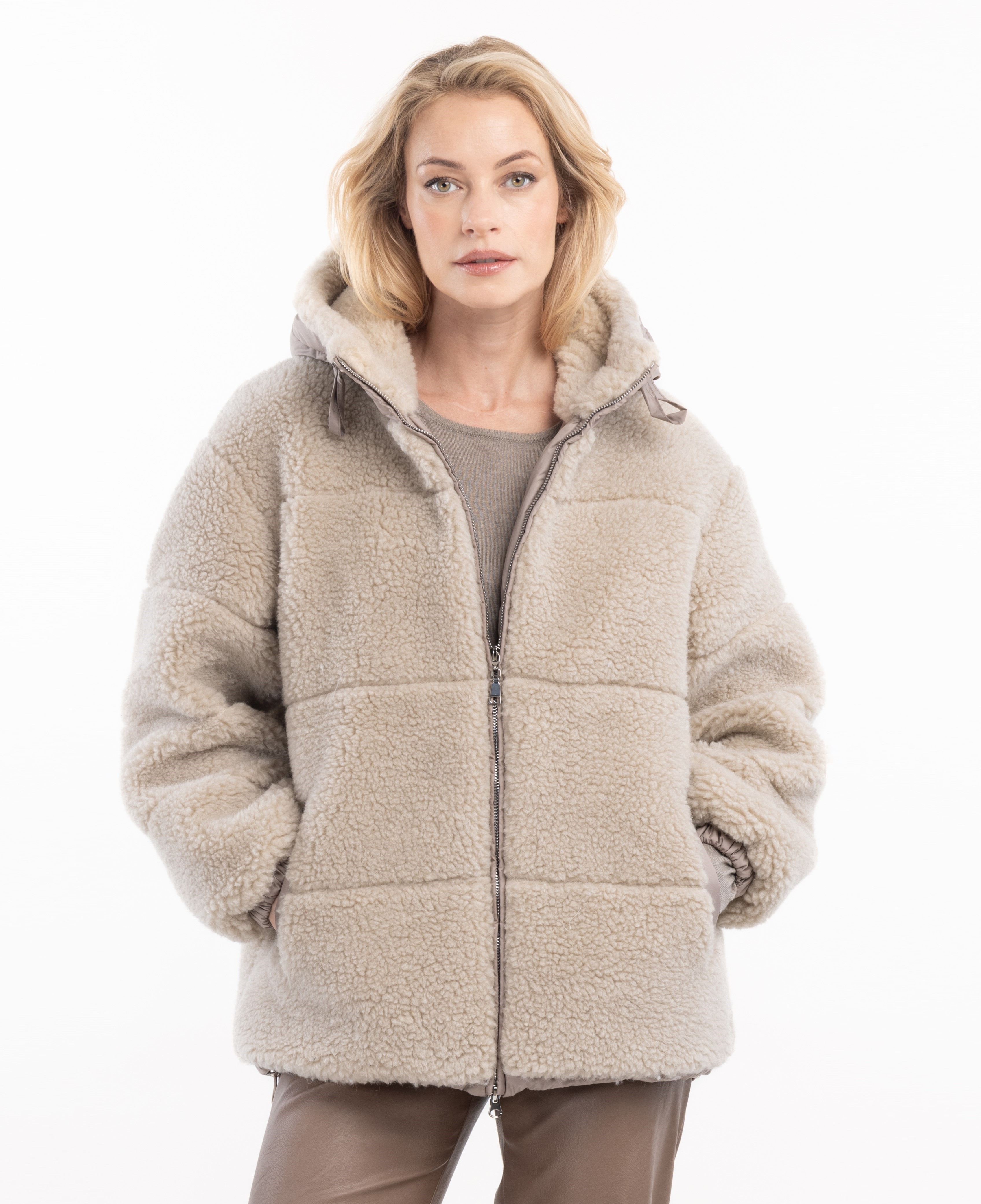 Женская куртка из шерстяного меха Челси   289344