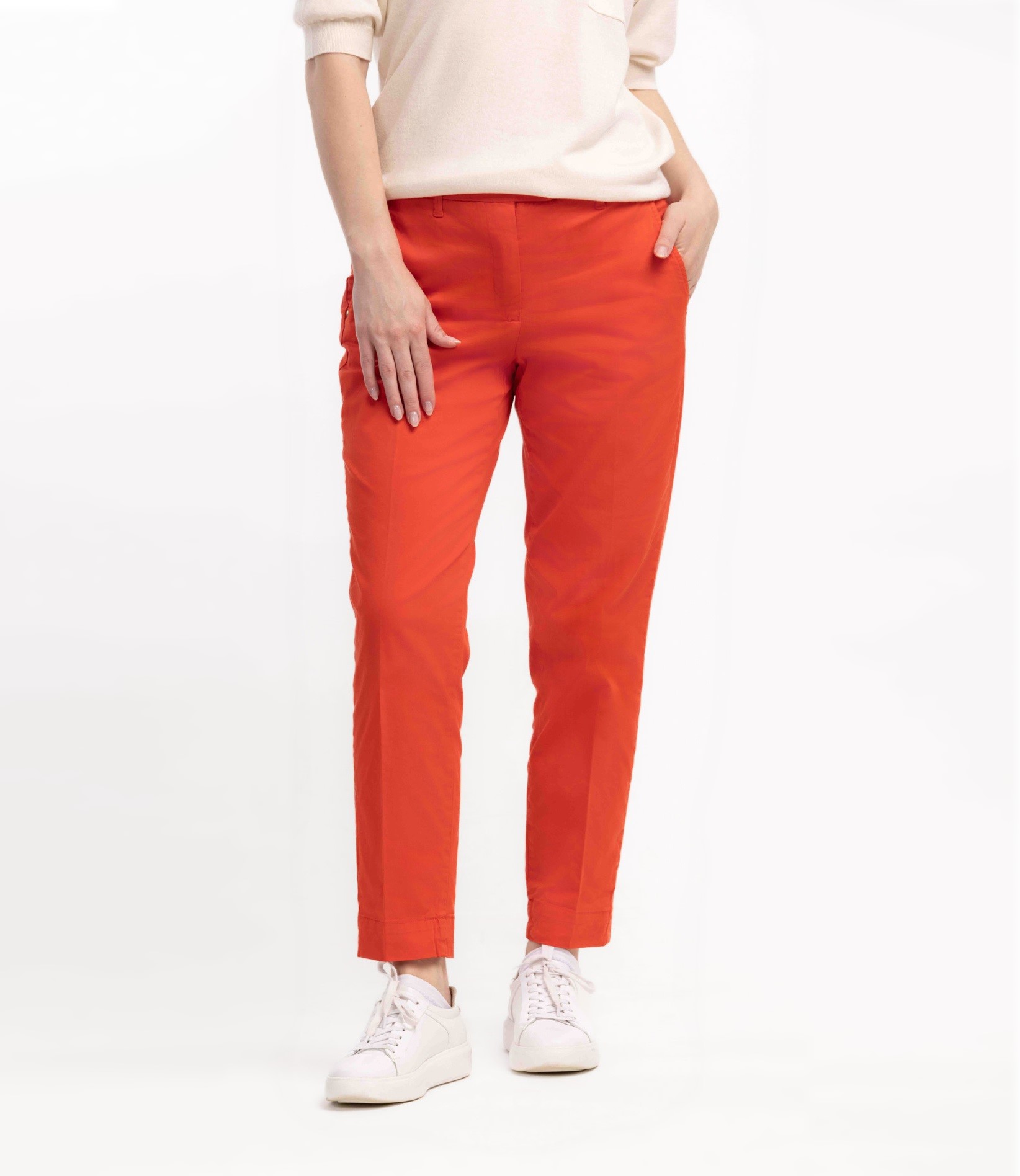 Женские красные брюки из хлопка Эсперанса   286880