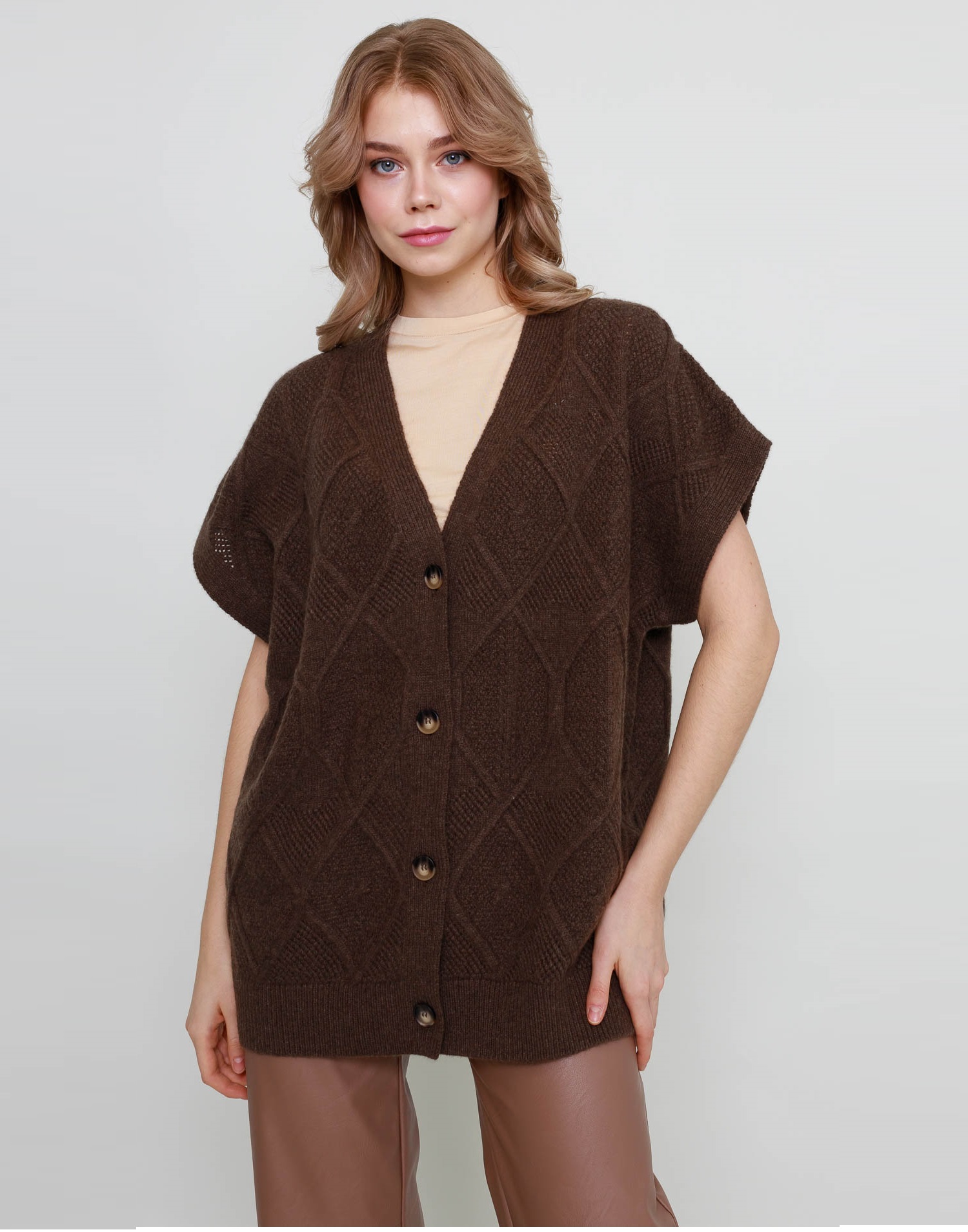 Женский жилет из пуха яка Даина   279677