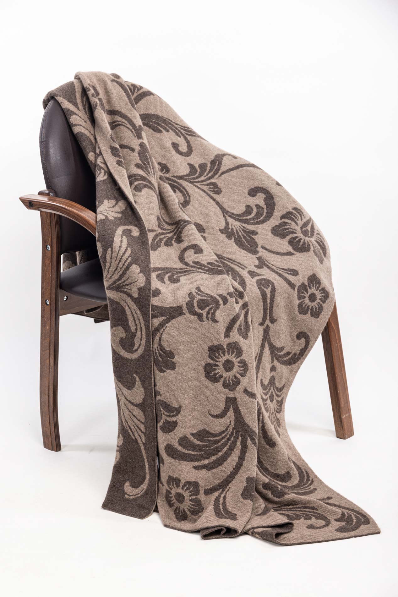 Плед из 100% кашемира двусторонний  289671