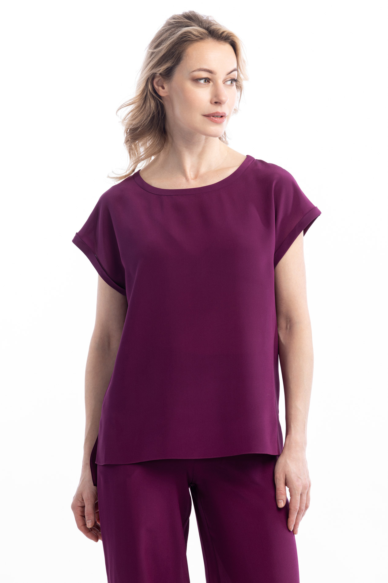 Женская шелковая блузка Виола   292028