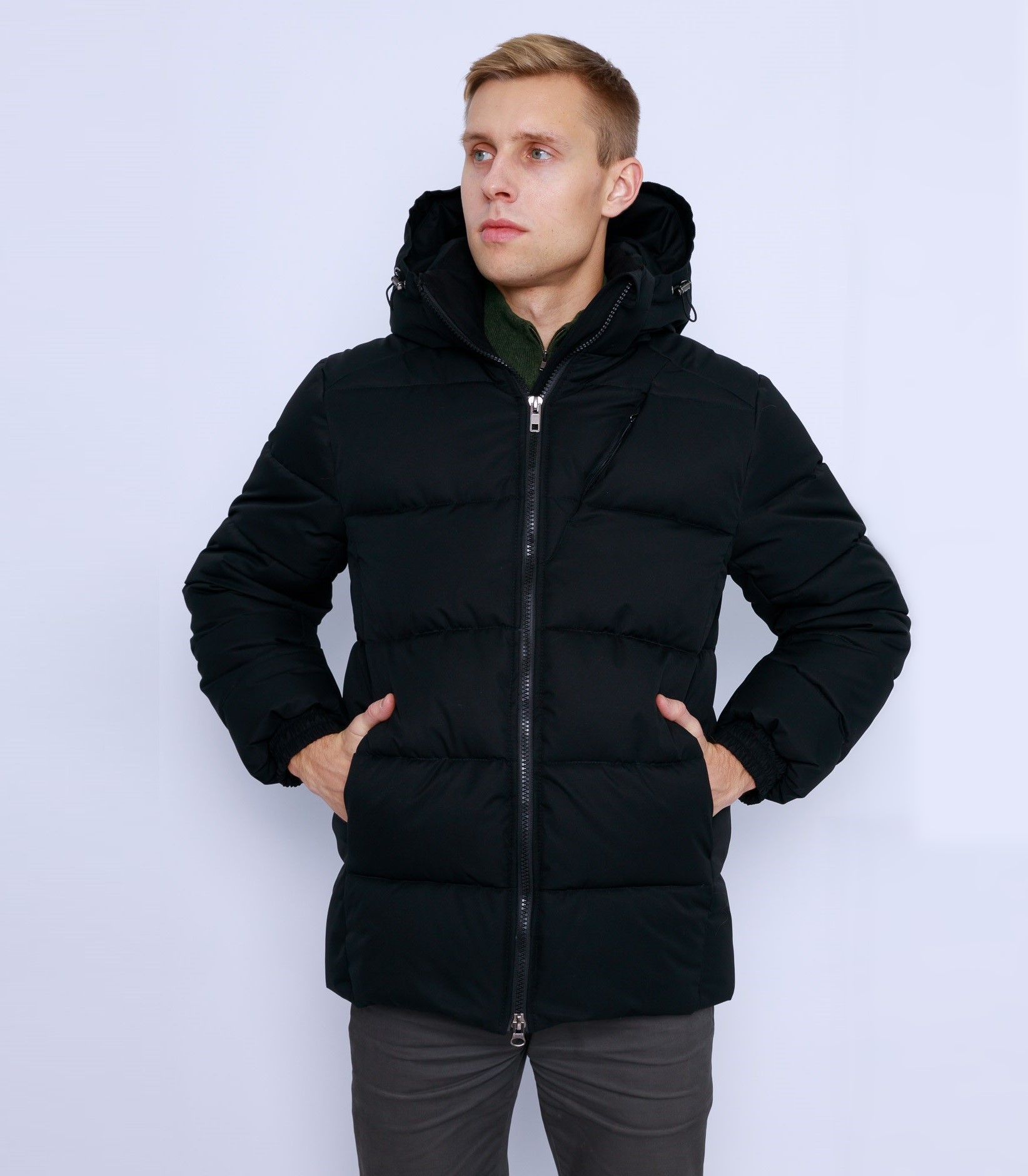 Мужская зимняя куртка с наполнителем из верблюжьего пуха Итан 282755