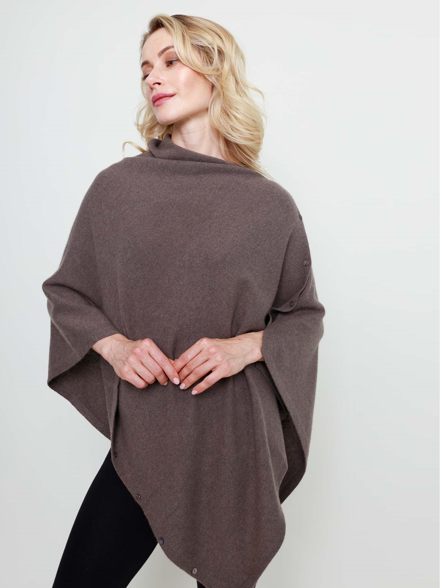 Пончо-накидка из кашемира Малена   277662