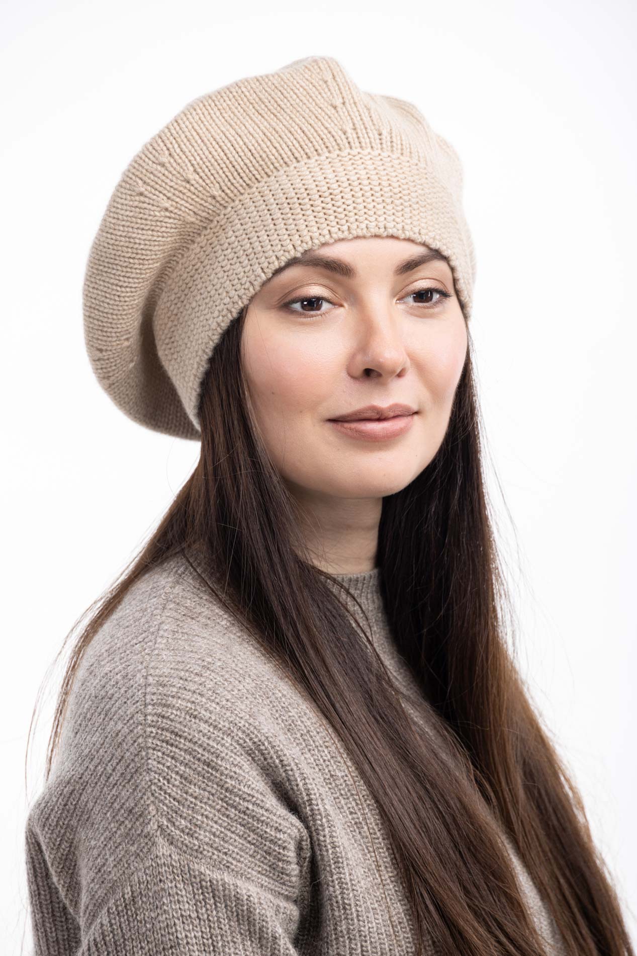 Женский берет из кашемира   231326