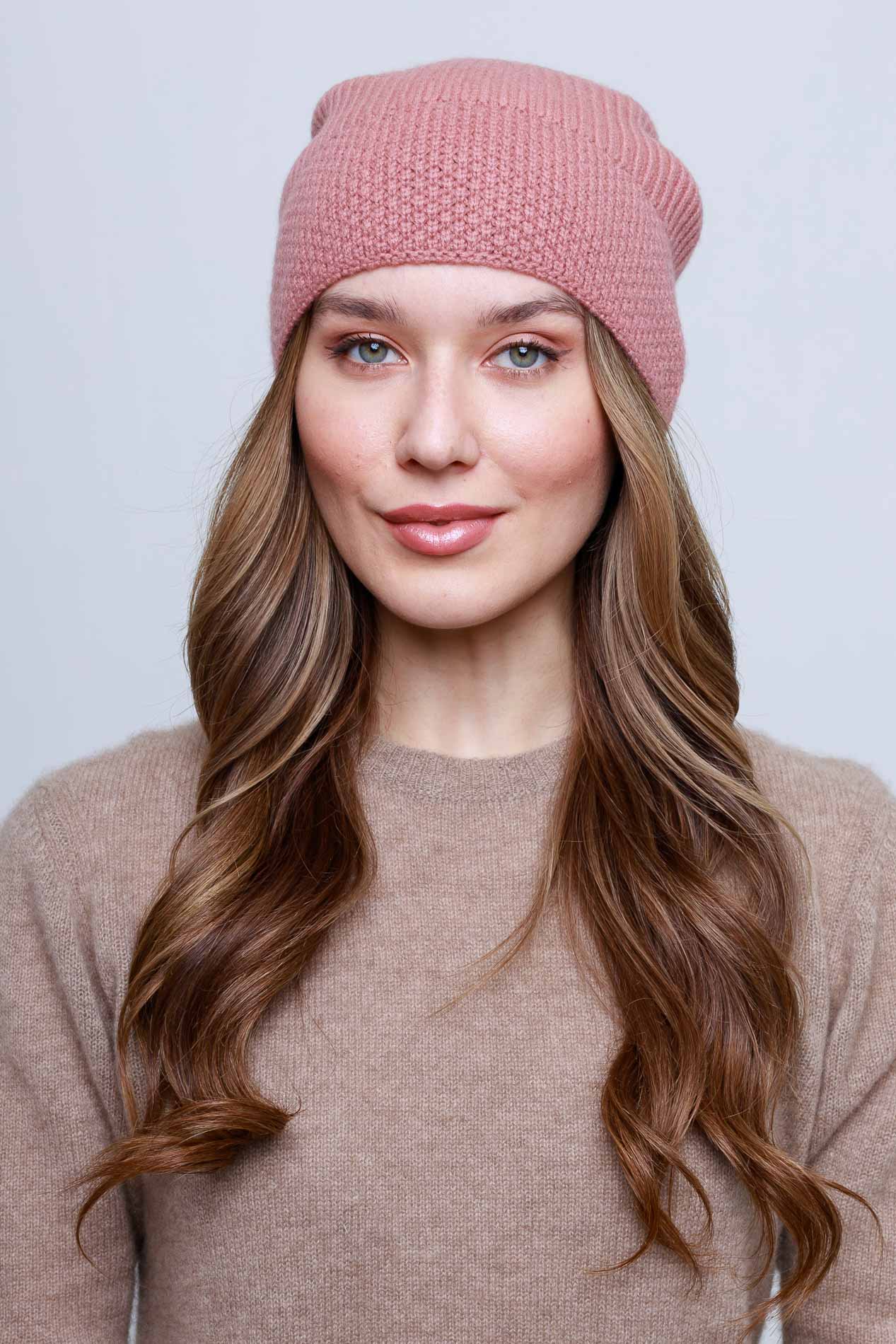 Женская шапка из кашемира   219968