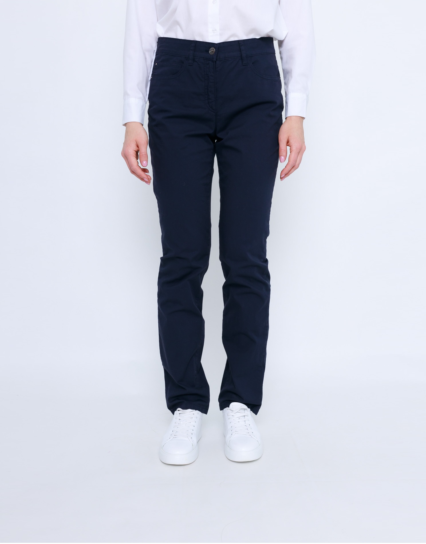 Женские прямые брюки из хлопка Карэн   256385