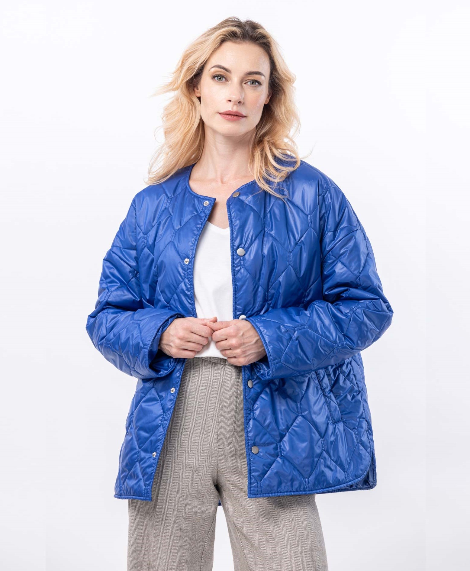 Демисезонная куртка с наполнителем из верблюжьей шерсти Алеа   281506