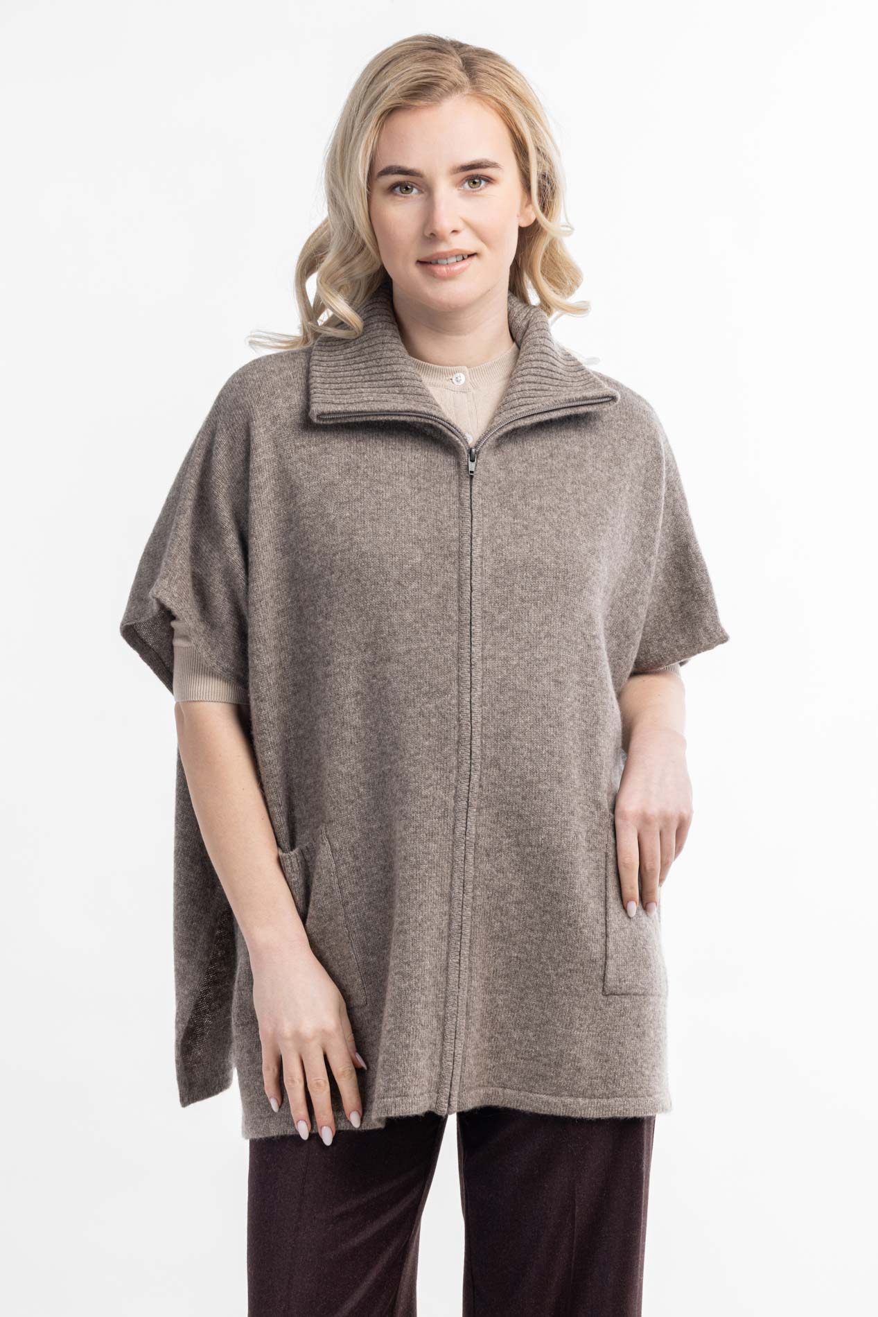 Женский кардиган из пуха яка Брижит   283532