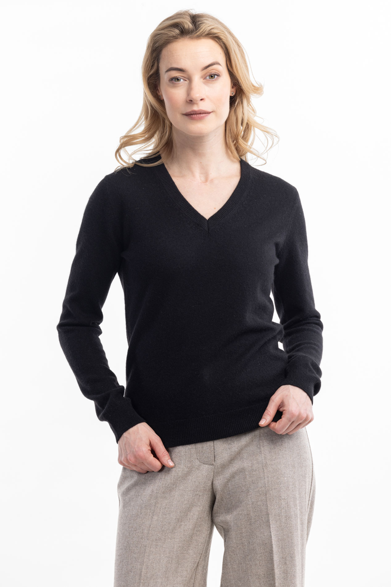 Классический джемпер из кашемира Анна   289655