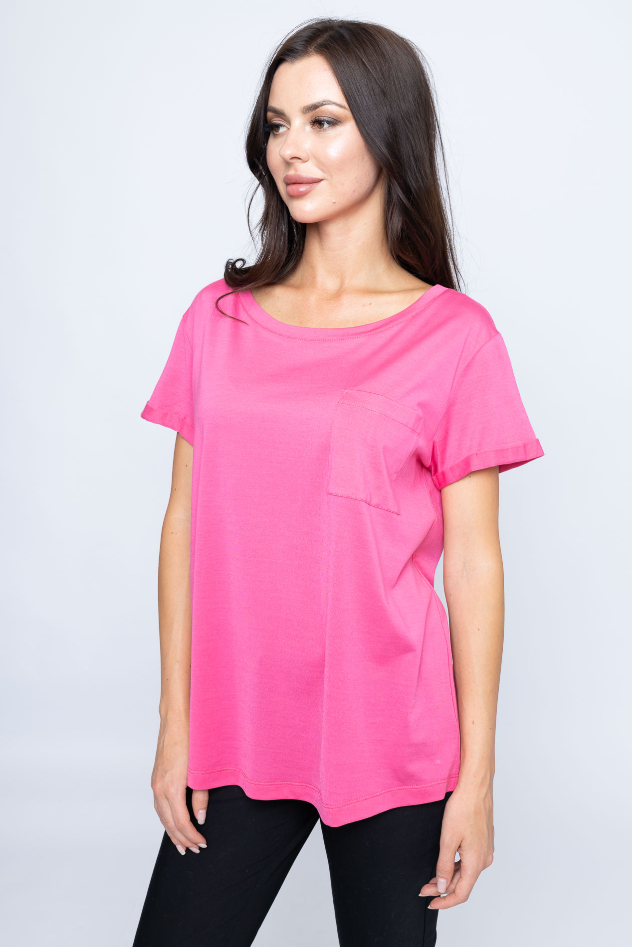 Блузка из шелка и хлопка Наоми купить с быстрой доставкой | KHAN Cashmere  222531