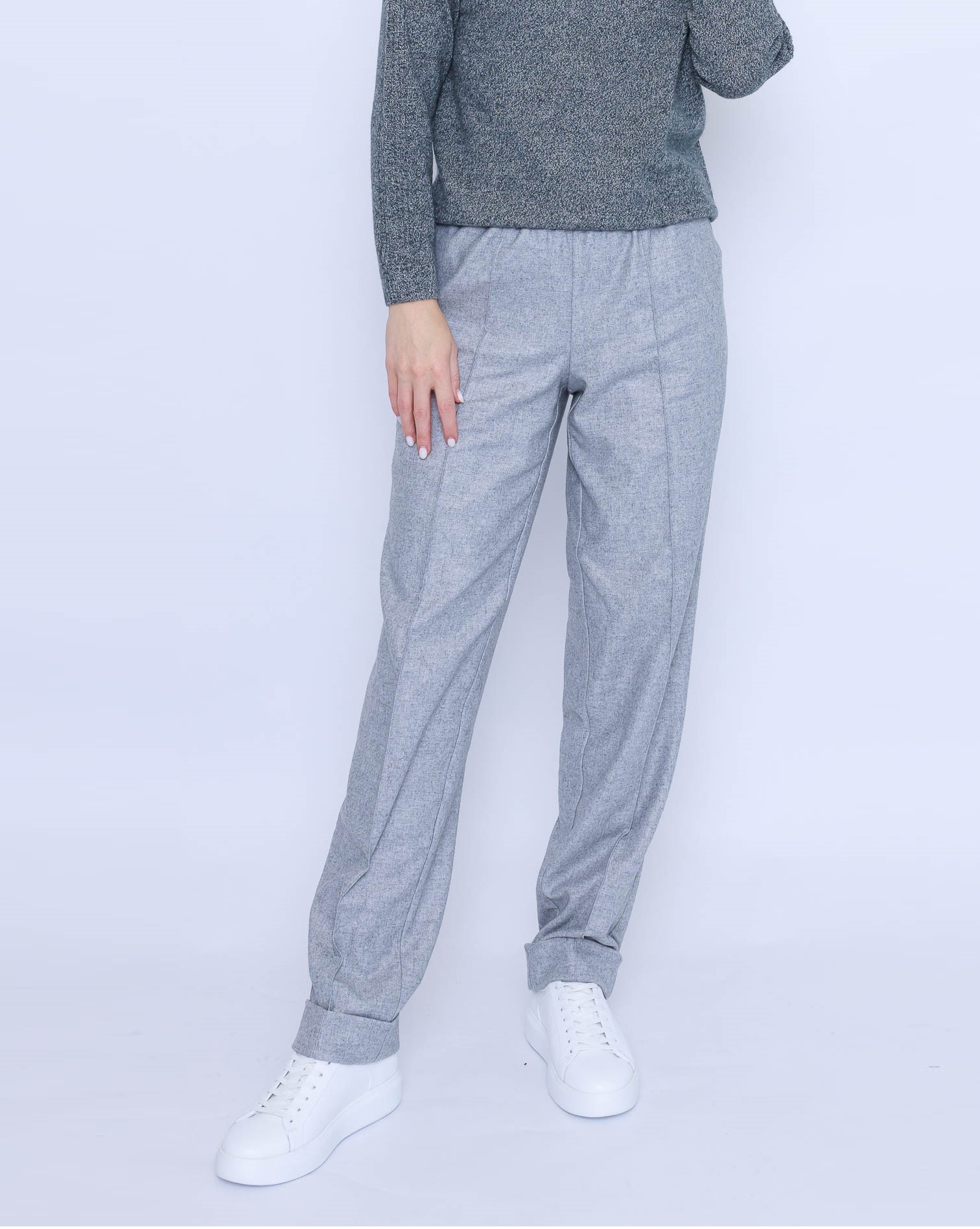 Женские брюки из шерсти и кашемира Гвенаэль   247348