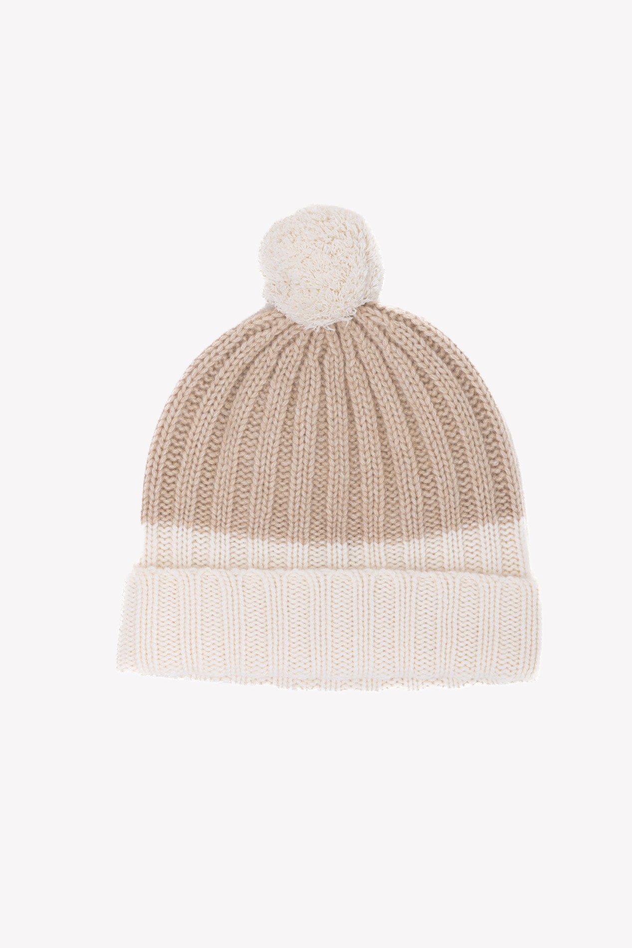 Шапка из кашемира с помпоном   290103