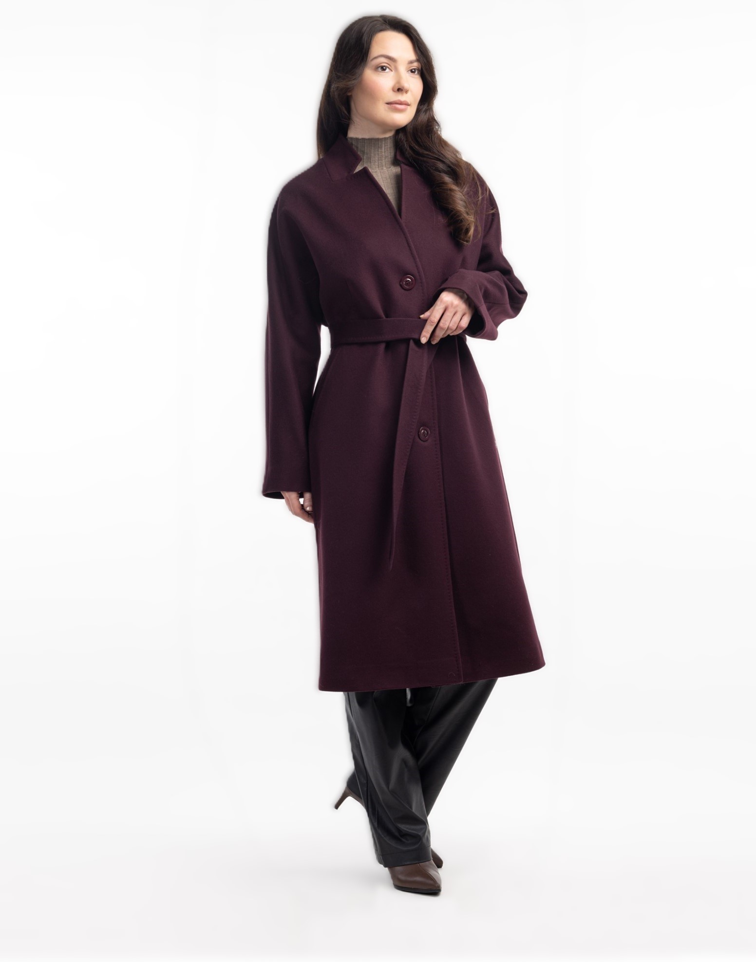 Женское пальто из шерсти и кашемира Альберта   290550