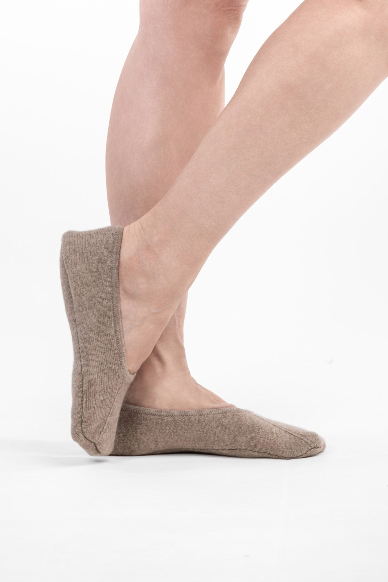 Носки-тапочки из кашемира   290141