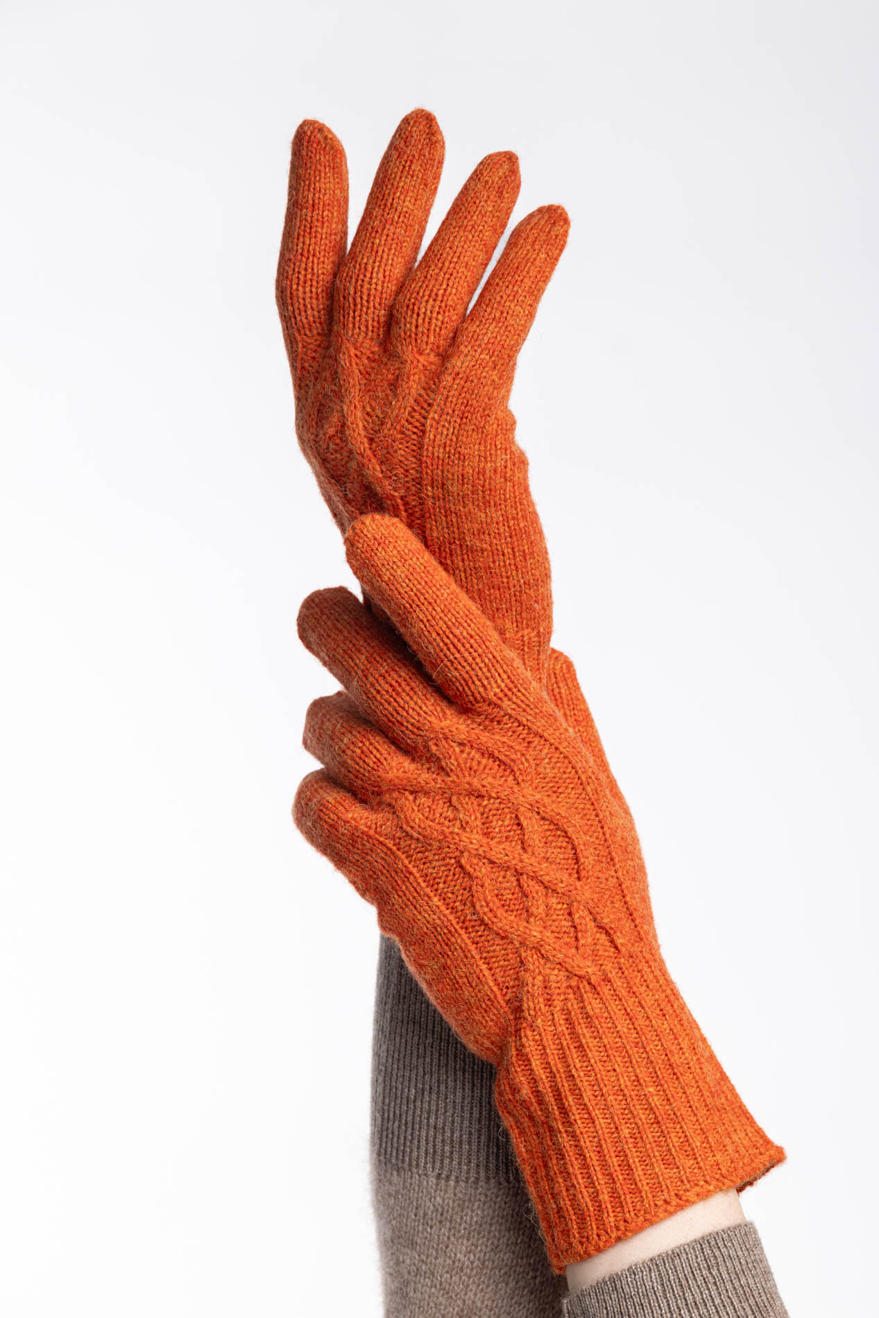 Перчатки из верблюжьей шерсти женские   289328