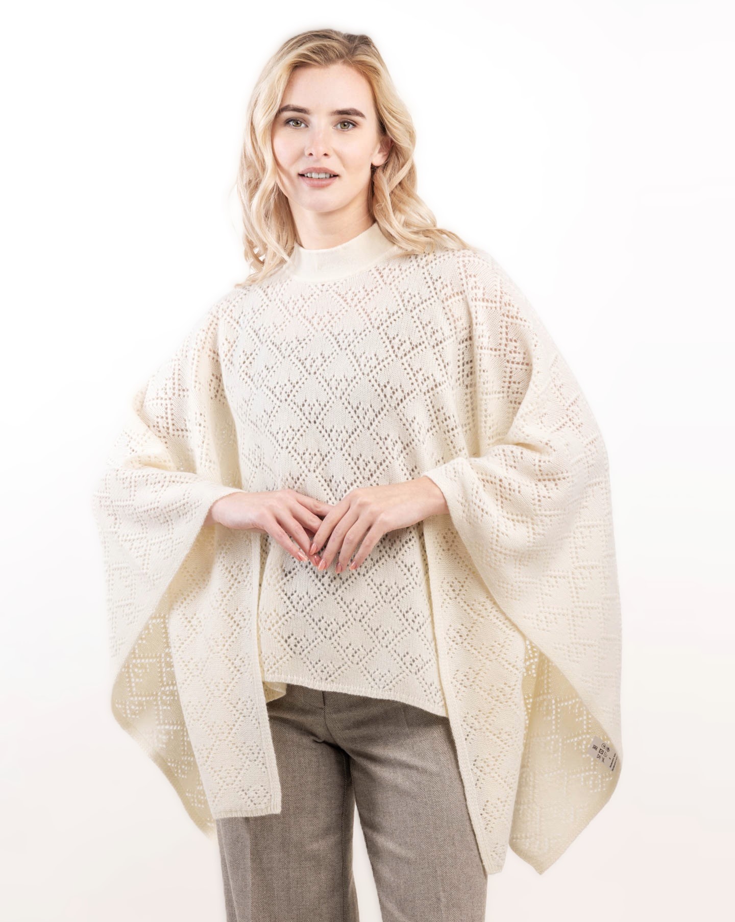 Ажурное почно из кашемира Лоренца   287802