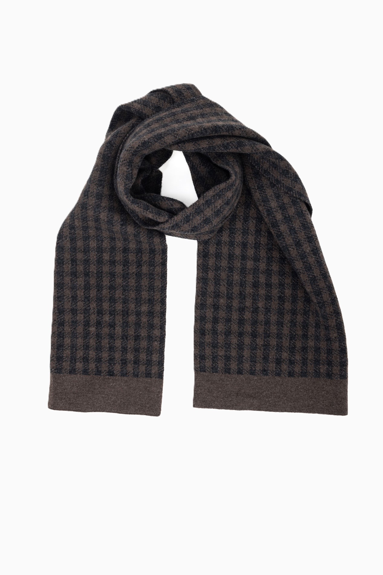 Мужской шарф в клетку из кашемира мужской   181529