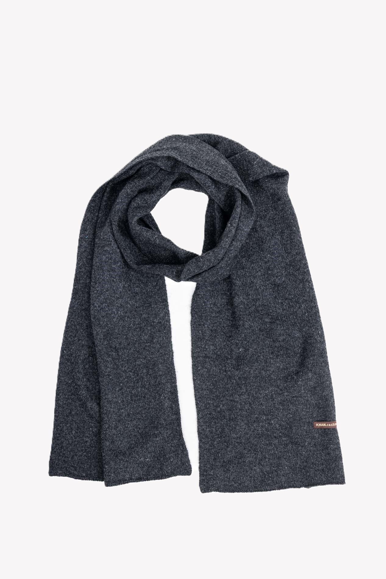 Шарф из пуха яка тонкой вязки   100518