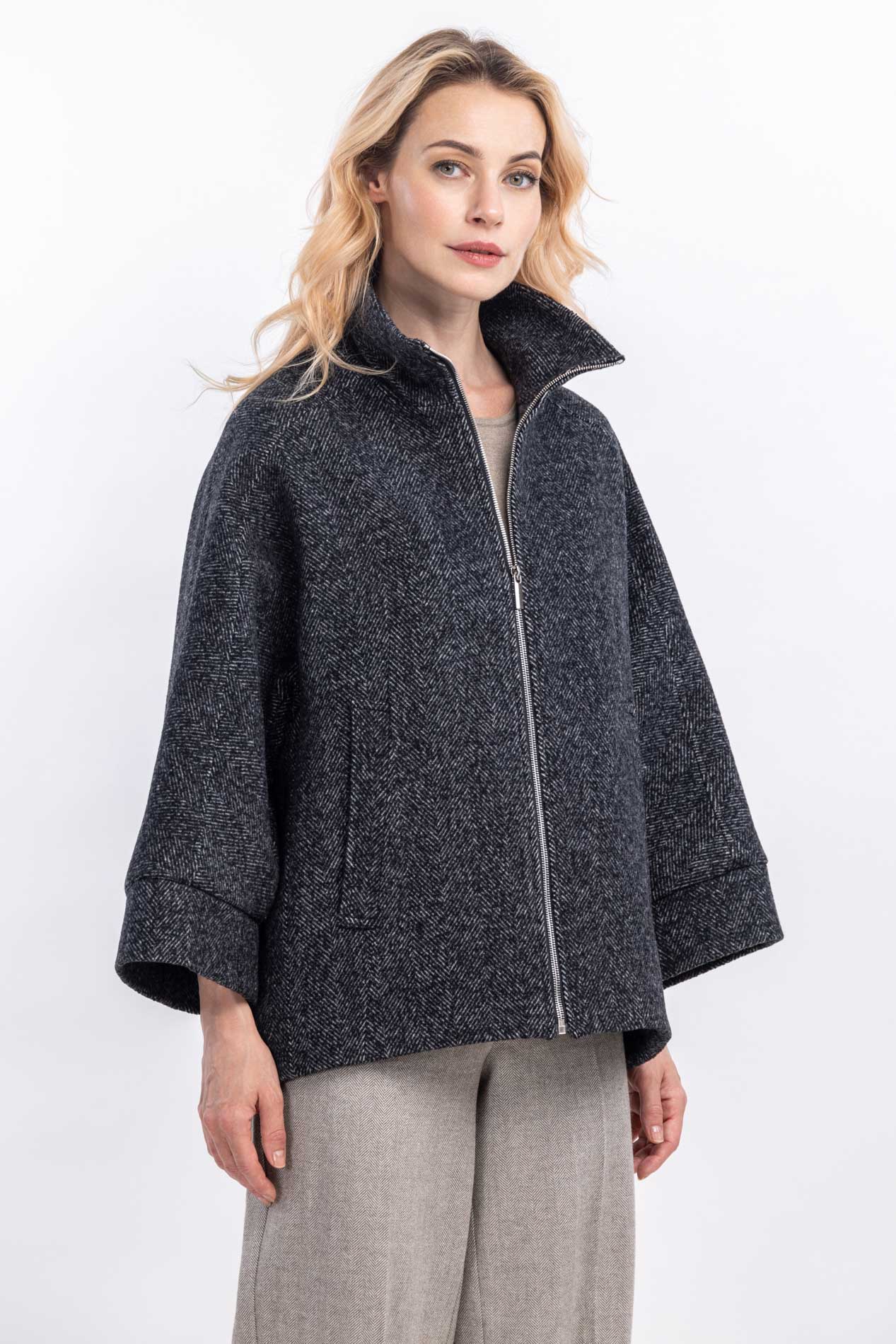 Женская куртка - пальто из шерсти Женева   287596