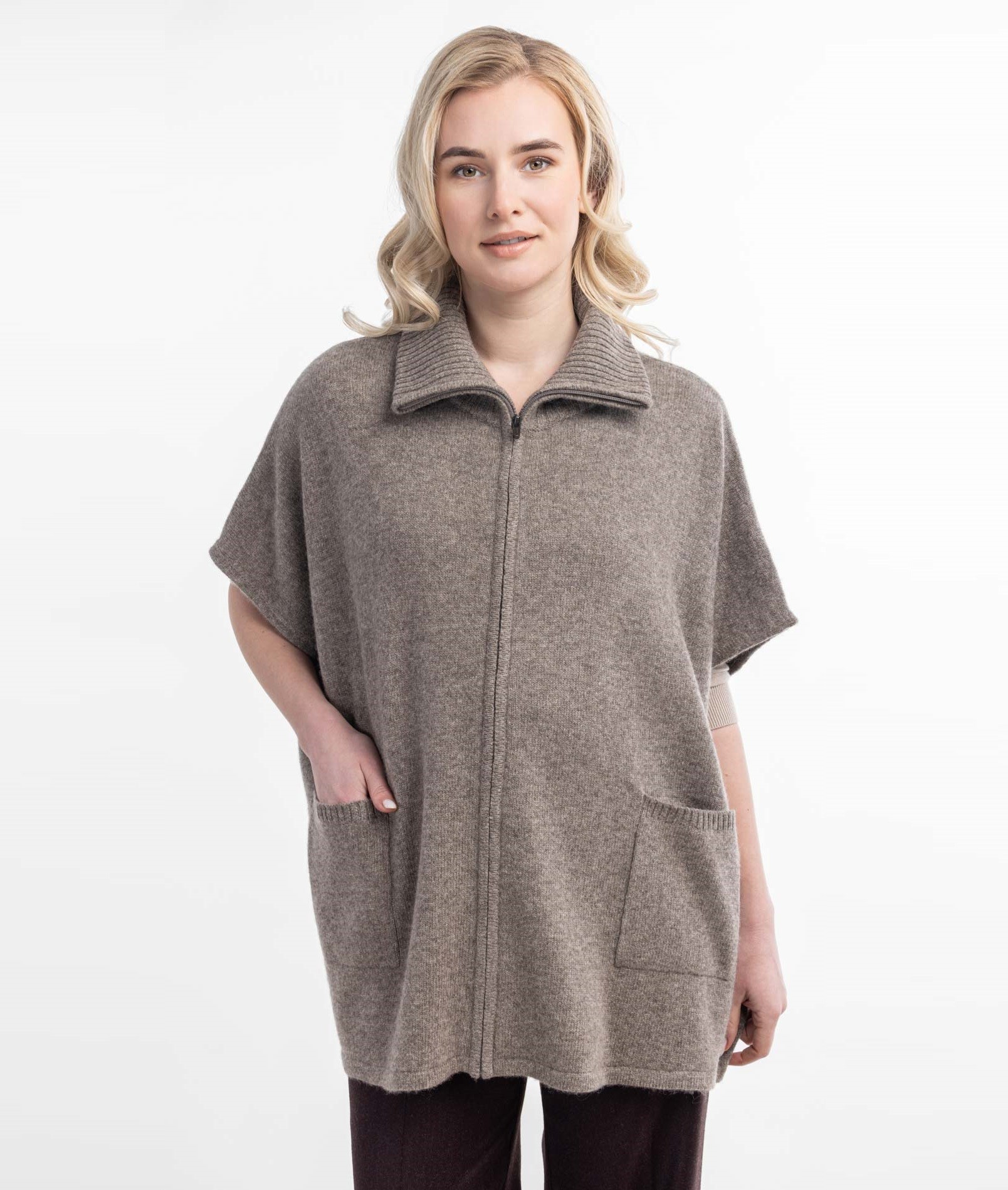 Женский кардиган из пуха яка Брижит   283532