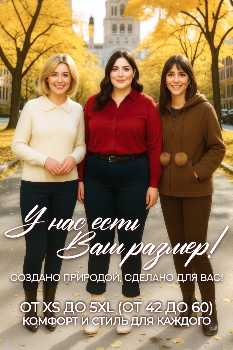 У нас есть Ваш размер! 