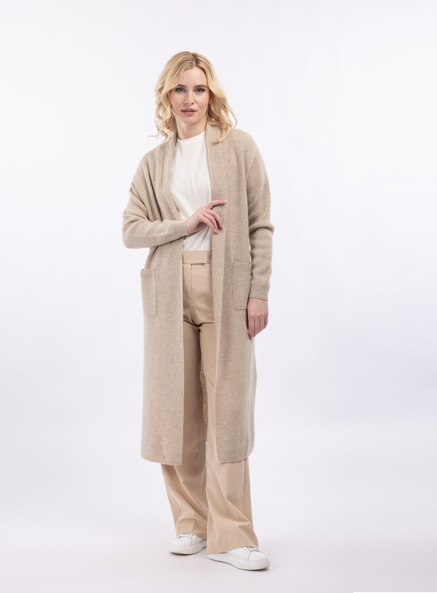 Женский длинный кардиган из кашемира Фанна   237267