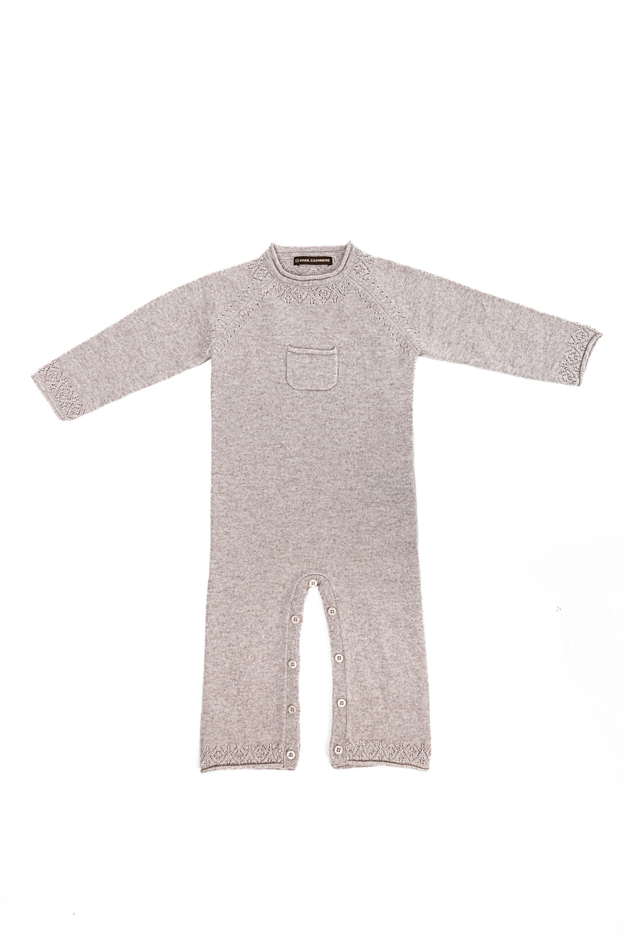 Комбинезон для детей из мериноса и кашемира  291009