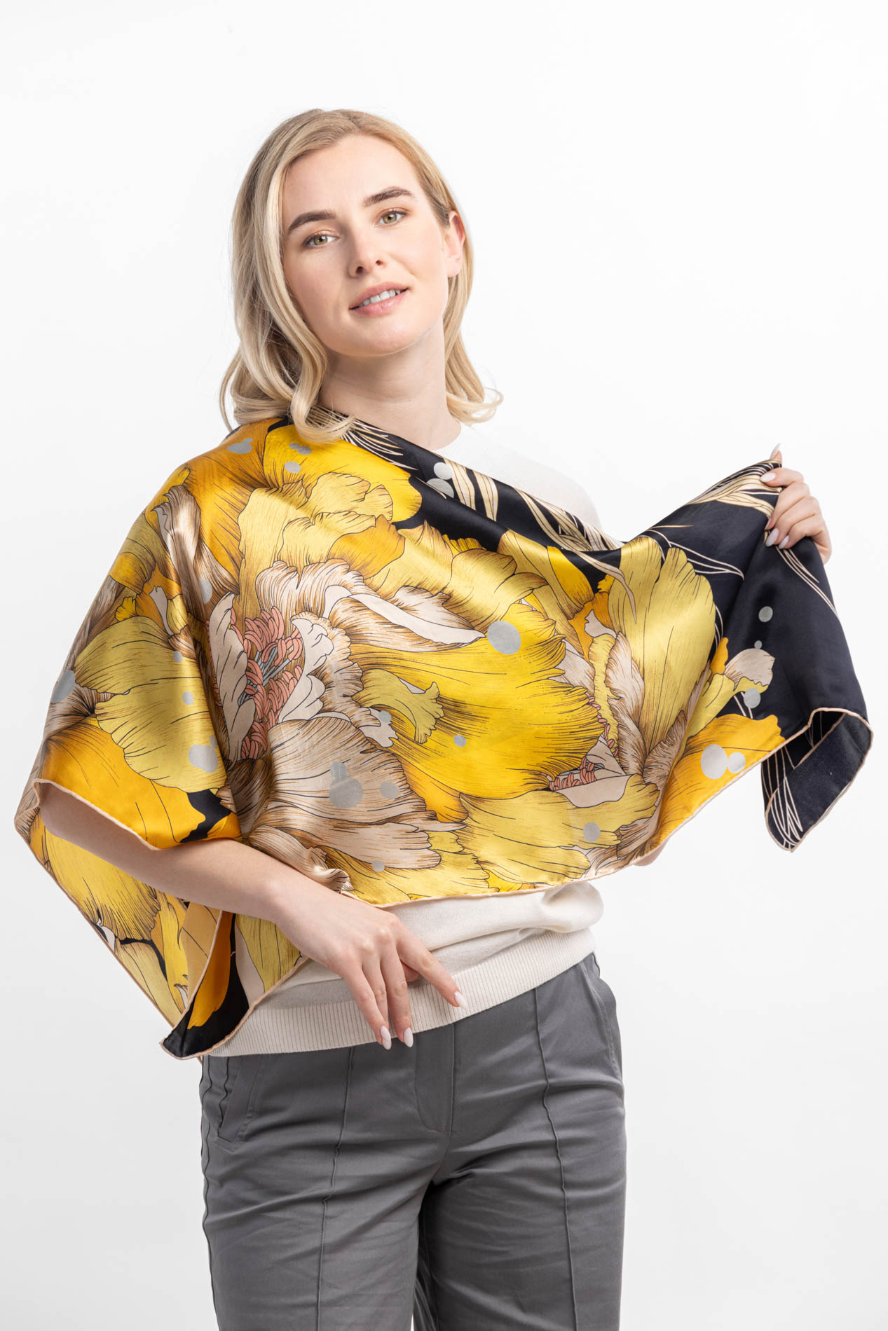 Большой шелковый платок   290739