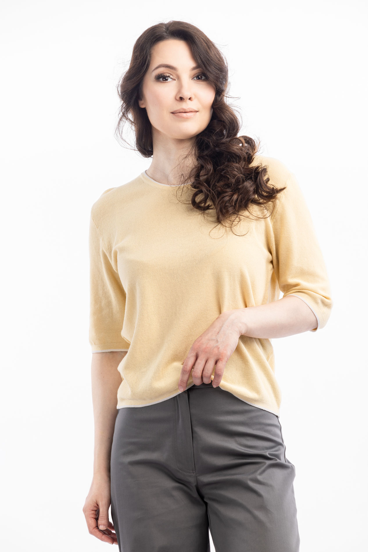 Легкий джемпер с коротким рукавом Нейли   291279