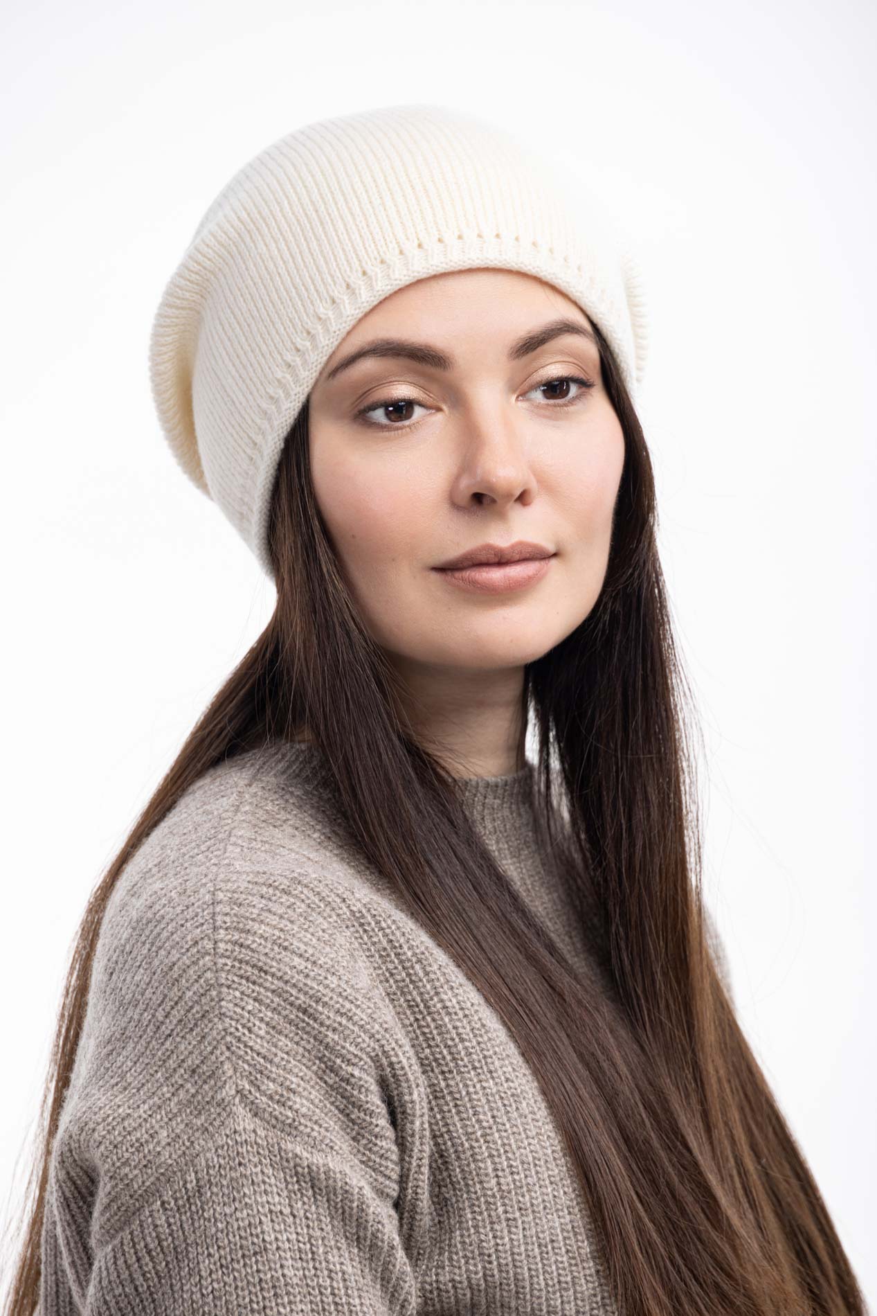 Теплая кашемировая шапка   164691