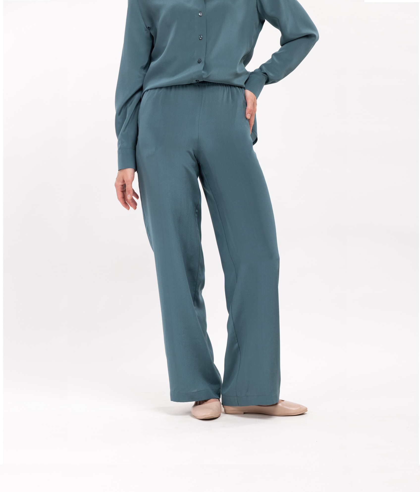 Женские брюки из 100% шелка Джесика   286939