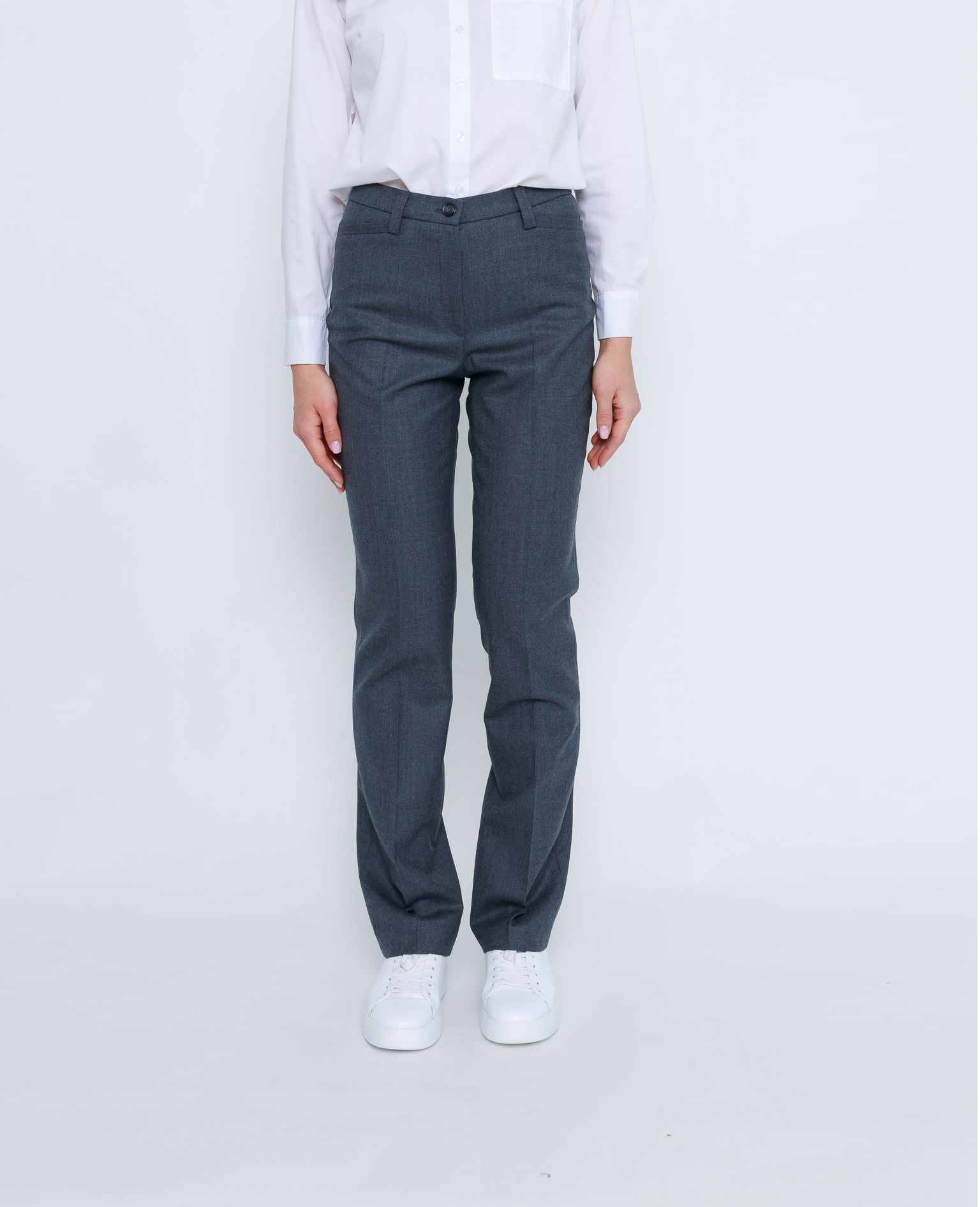 Брюки из костюмной шерсти женские Кайла   251181