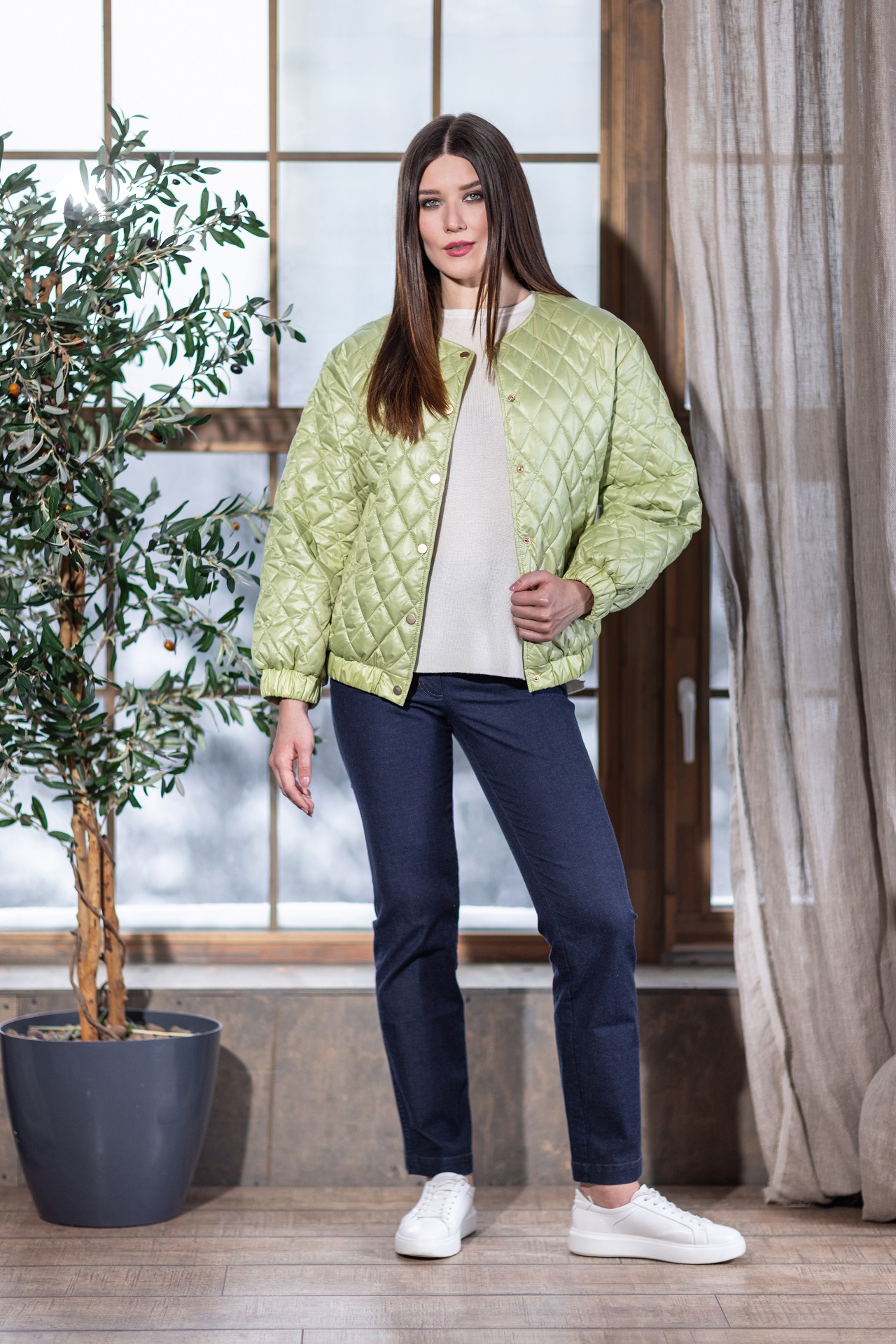 Куртка с утеплителем из верблюжьей шерсти Лианна   291315