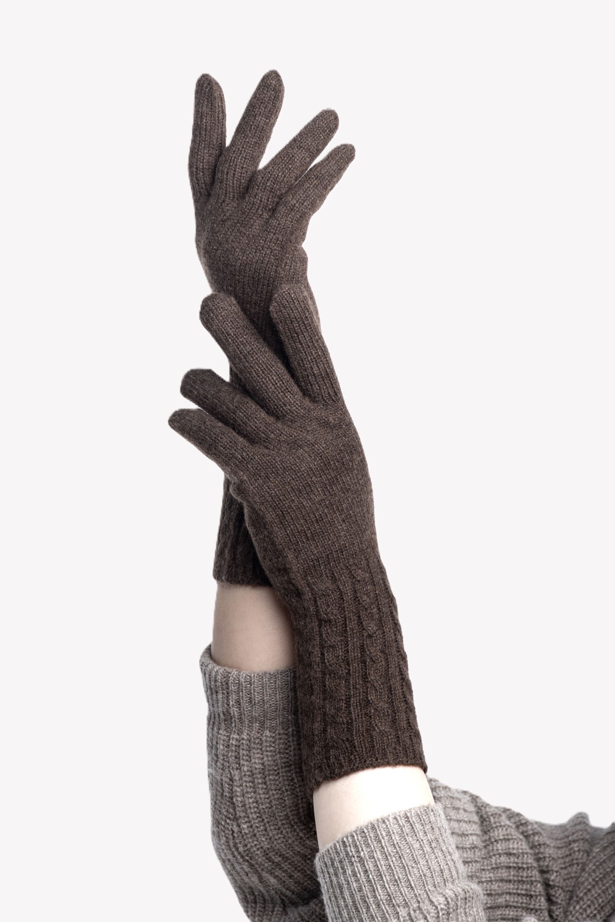 Женские перчатки из пуха яка   249752