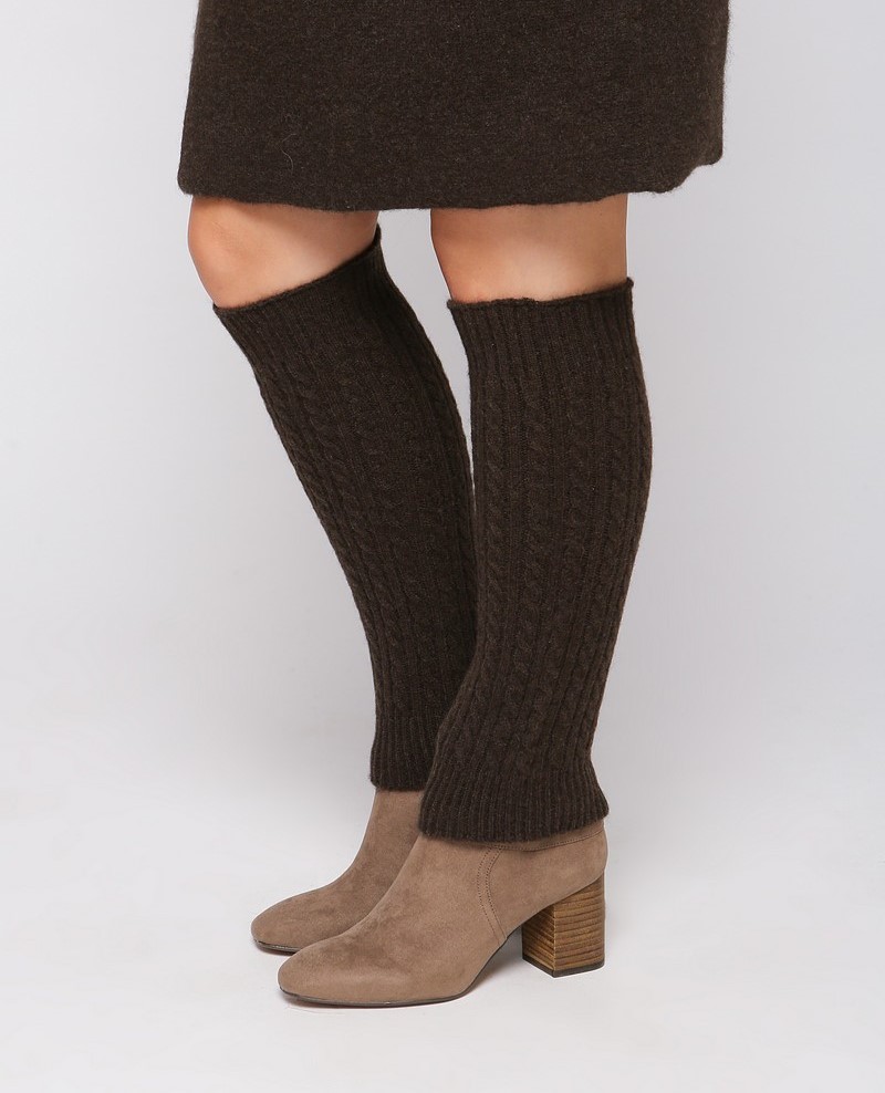 Женские теплые гетры из пуха яка   100579