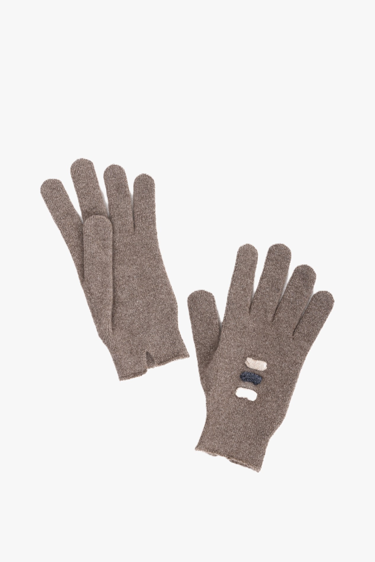 Женские кашемировые перчатки облегающие   165091