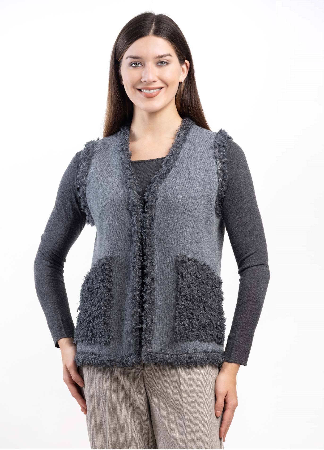 Жилет из овечьего пуха Динара   288193