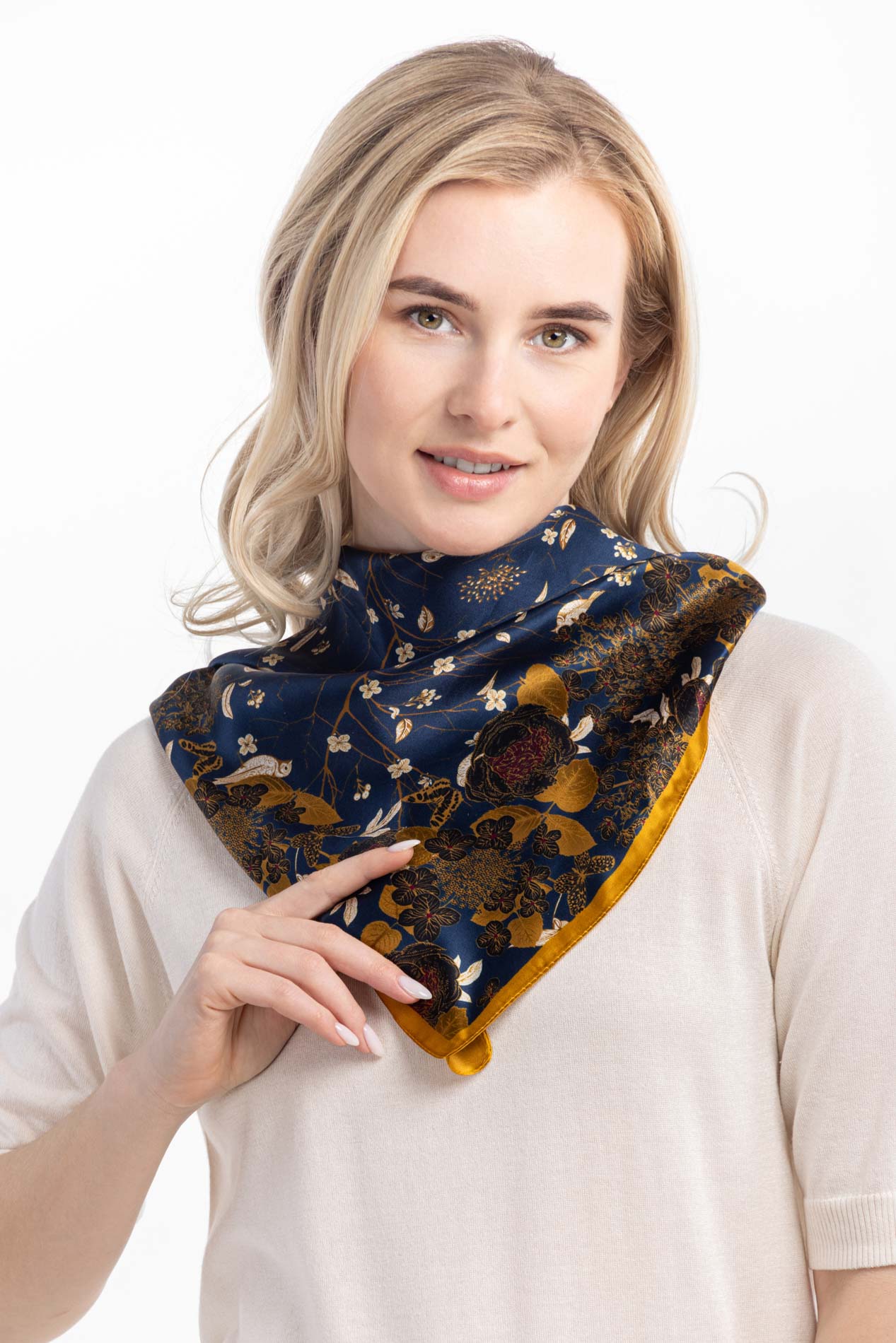 Женский шелковый платок   283460