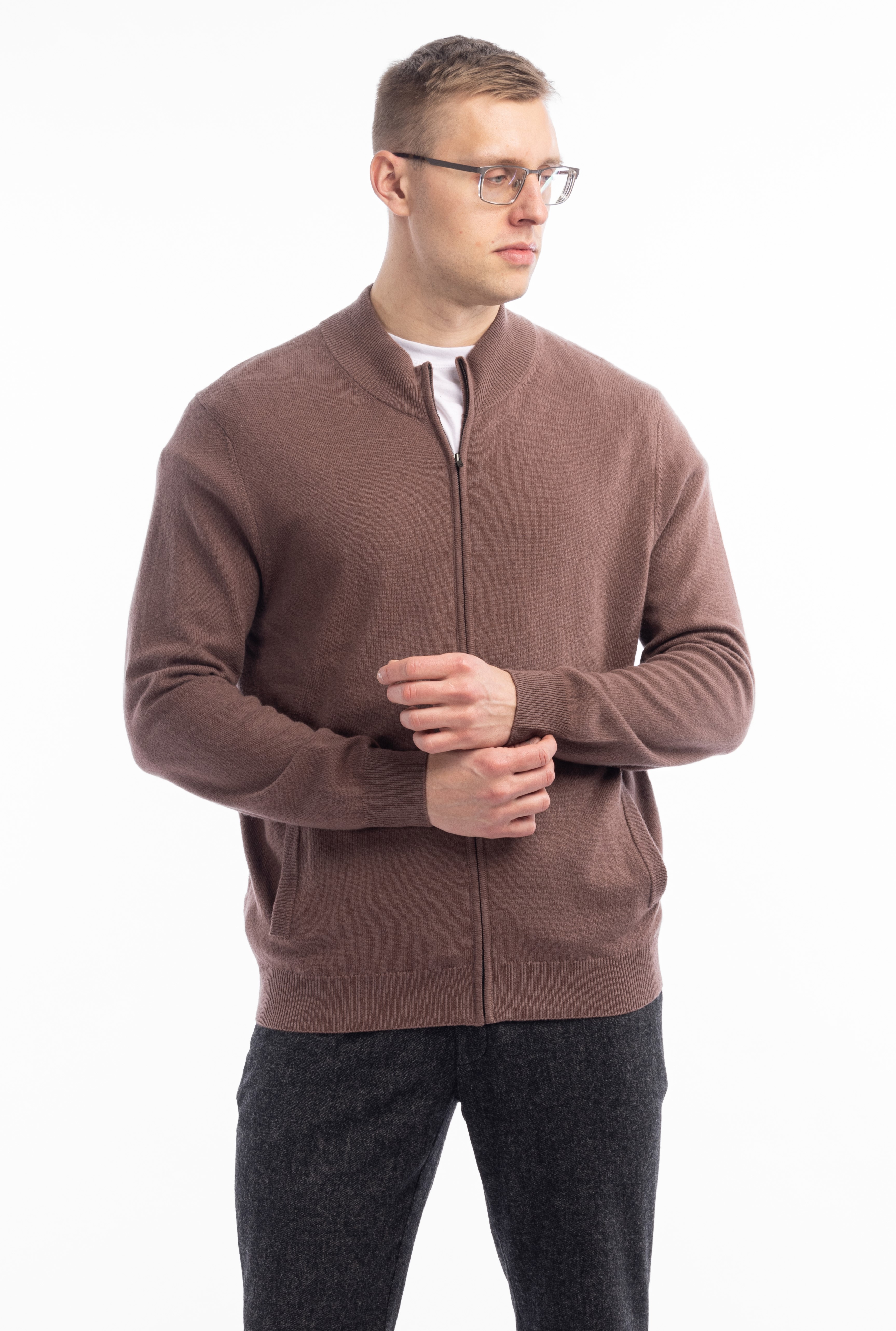 Мужской кардиган из кашемира Эммануил мужской  245807