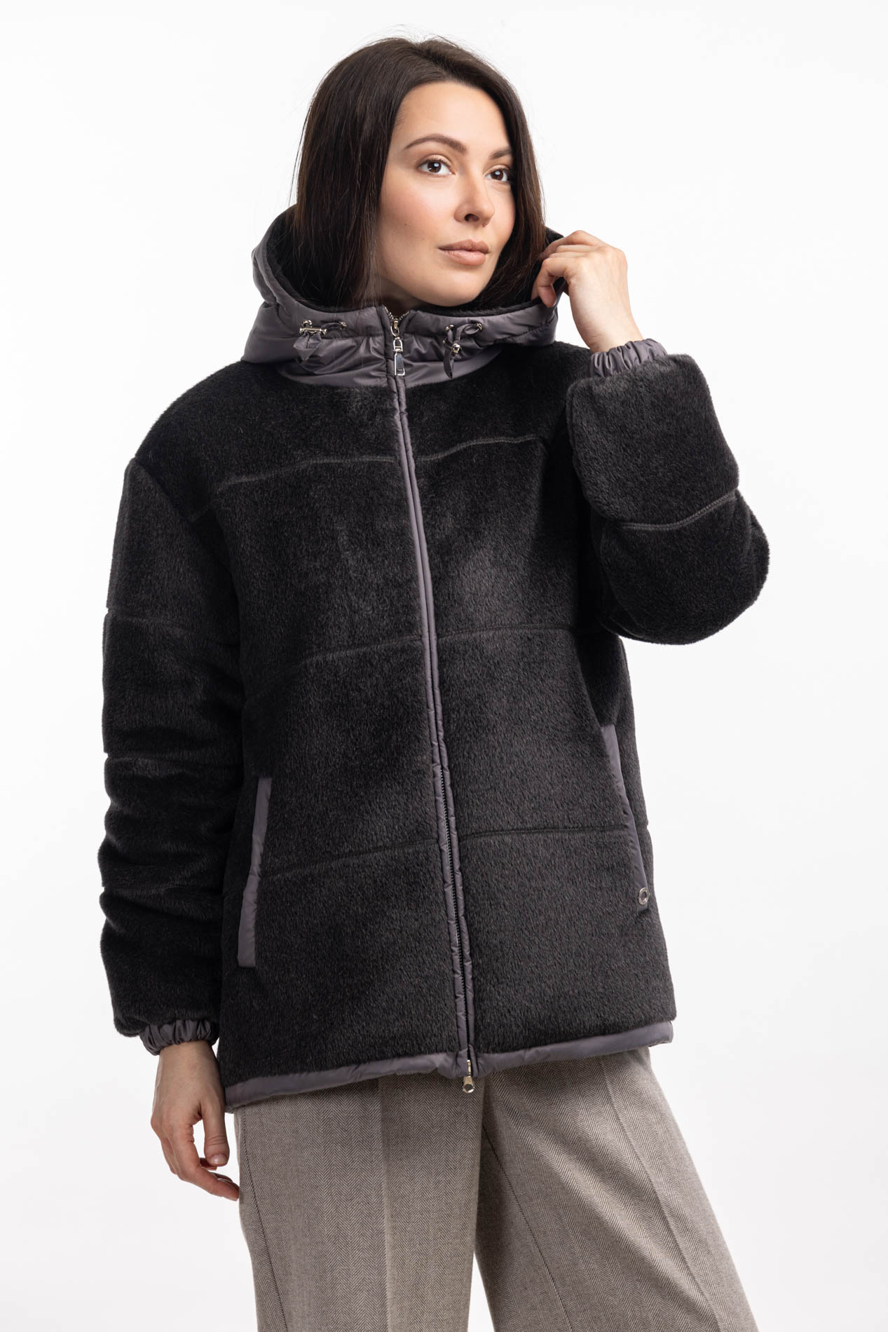 Женская куртка из шерсти альпака   290360