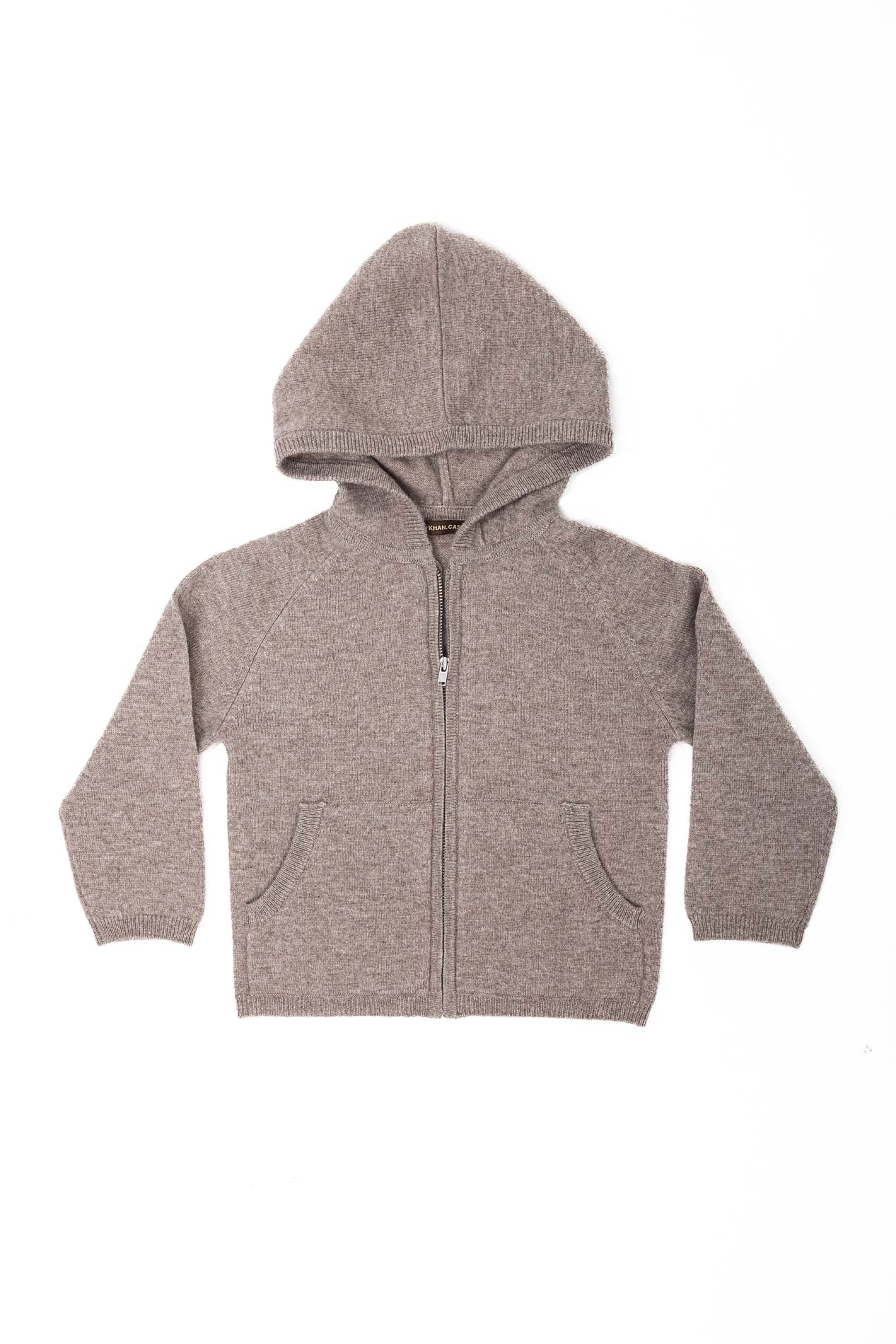 Детский кардиган из мериноса и кашемира на молнии  290046