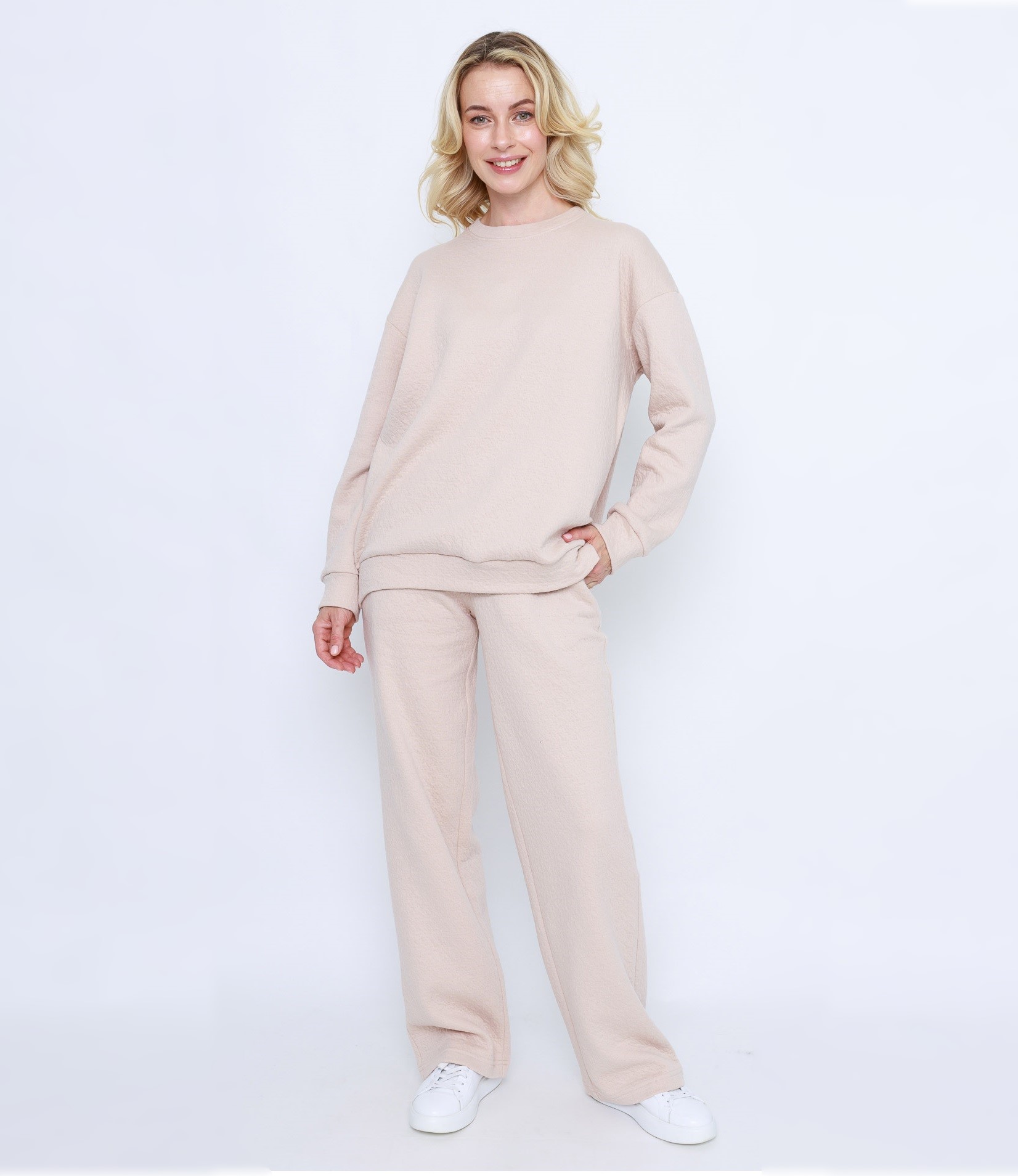 Женский светлый хлопковый костюм Аста   274738