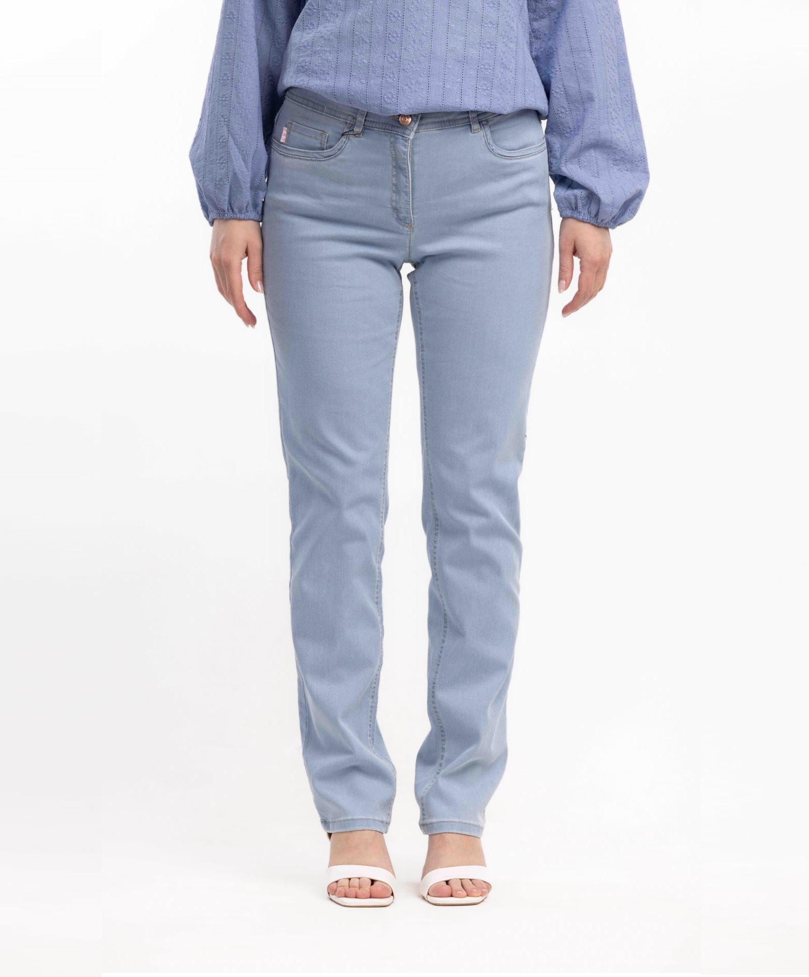 Женские голубые джинсы Жанин   286699