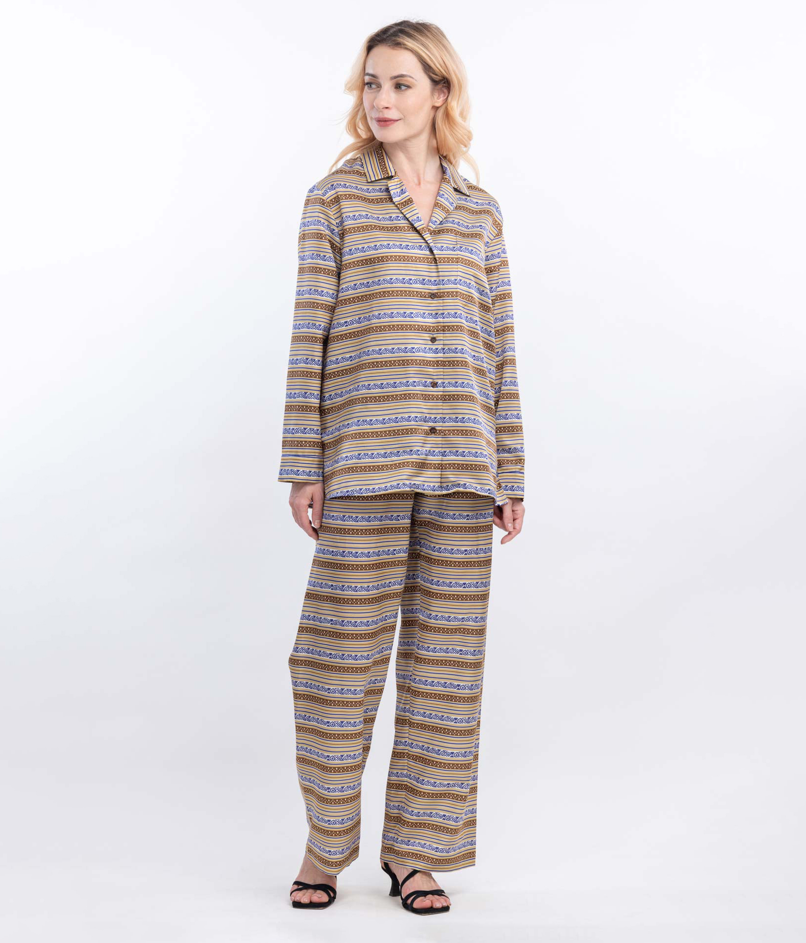 Женский костюм из шелка и хлопка Тара   287961