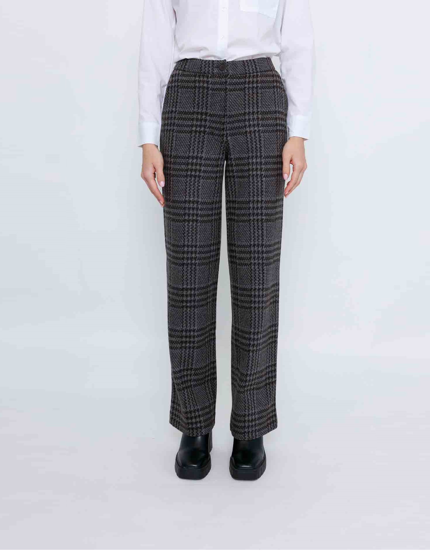 Женские прямые брюки из шерсти Мичелл   249992