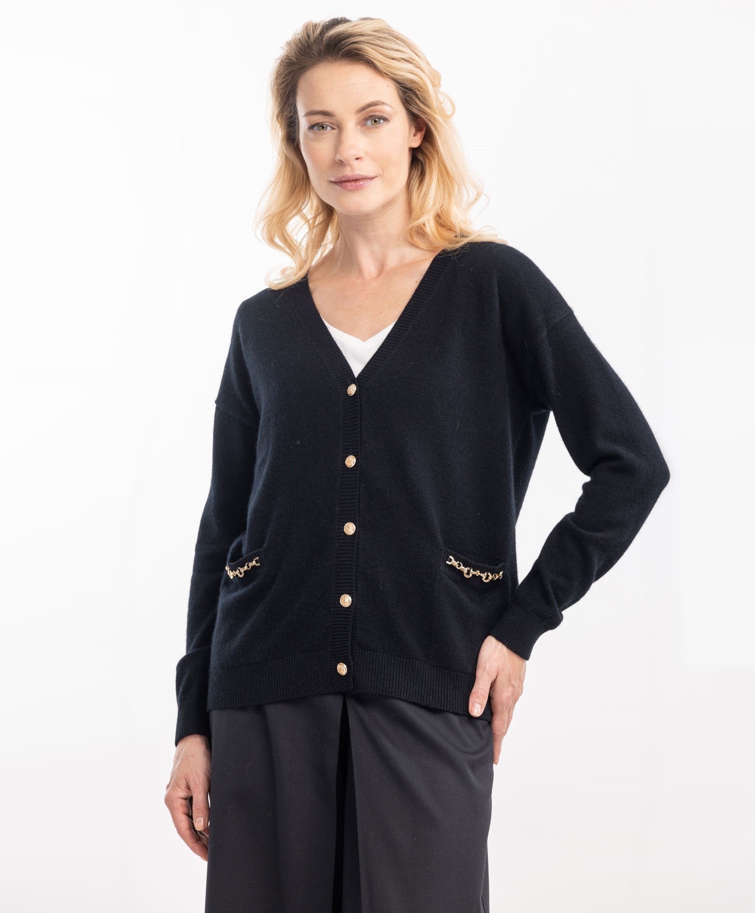 Женский кардиган из 100% кашемира Флорет   287650